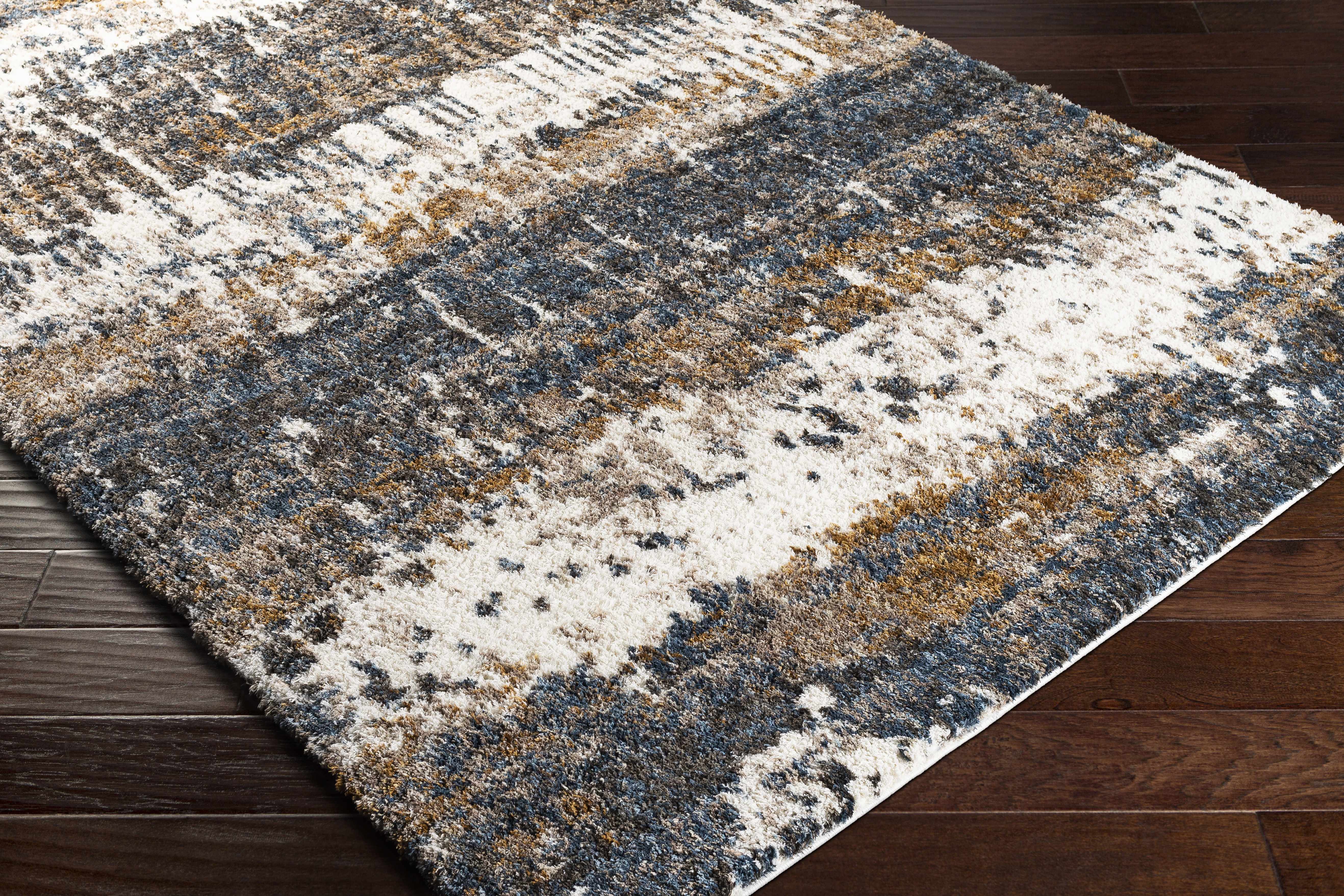 Arboles Abstract Lined Plush Area Rug - Image 6