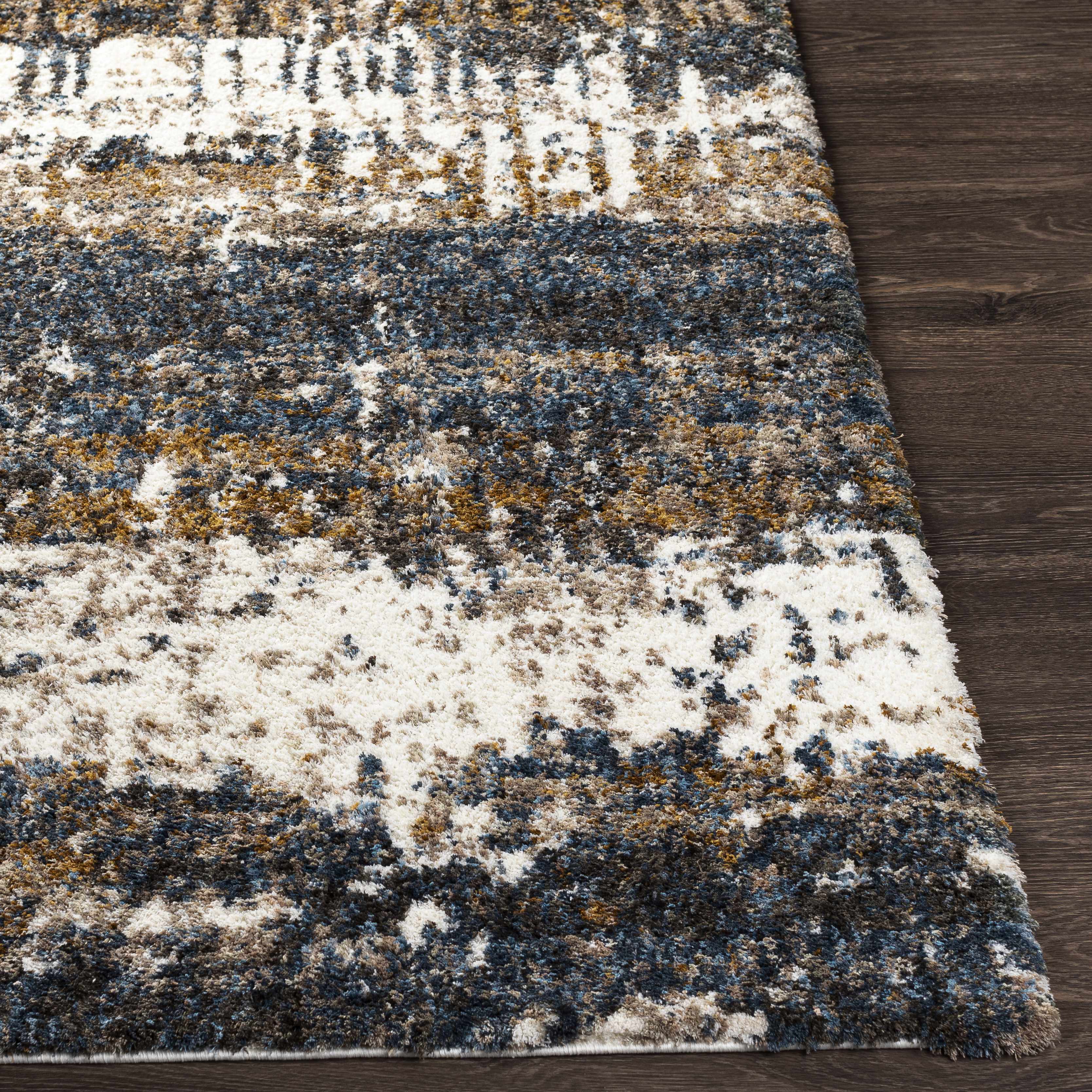 Arboles Abstract Lined Plush Area Rug - Image 7