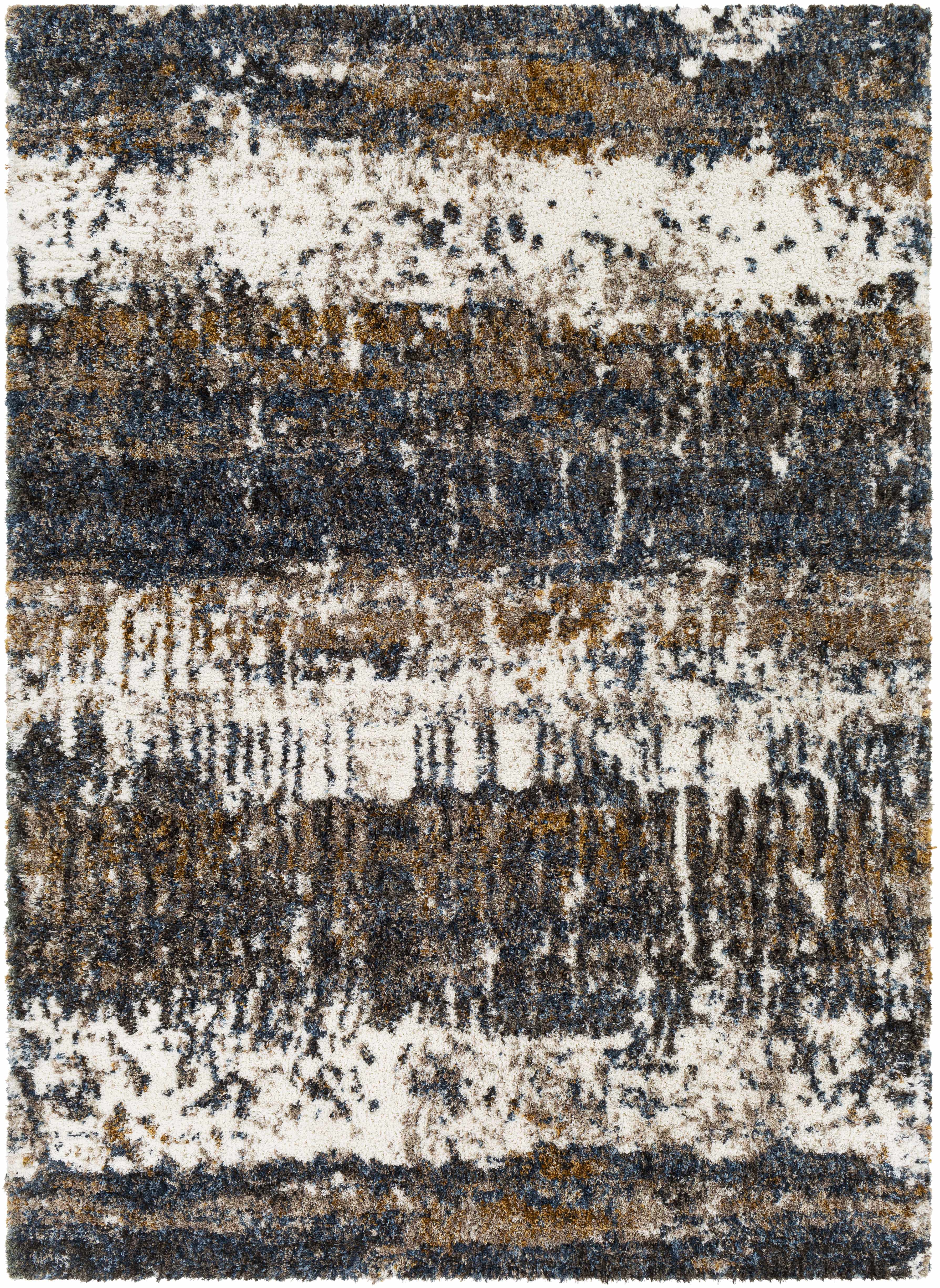 Arboles Abstract Lined Plush Area Rug - Image 8