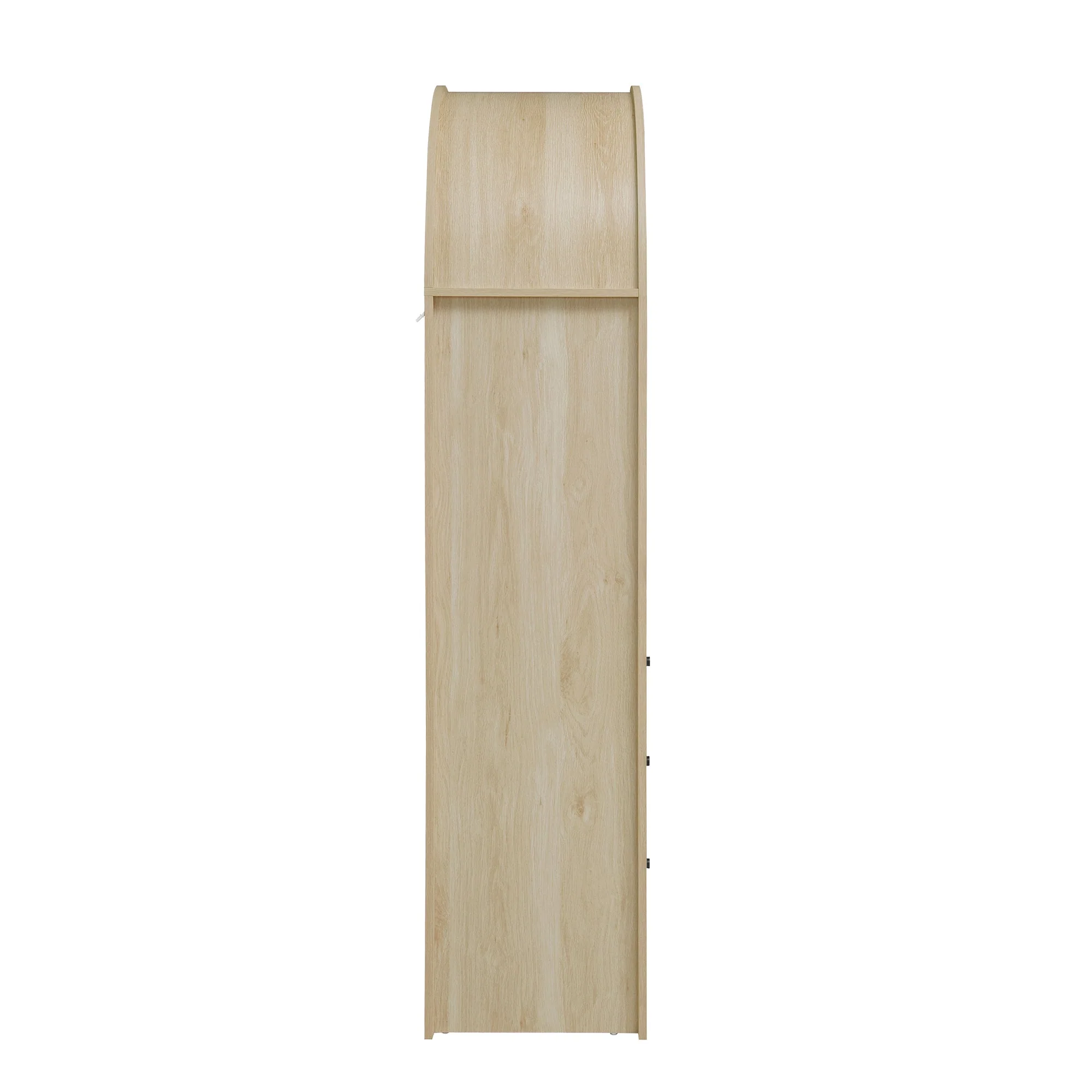 Arched Kitchen Pantry Modern Farmhouse Wood Kitchen Storage Cabinet - Image 10