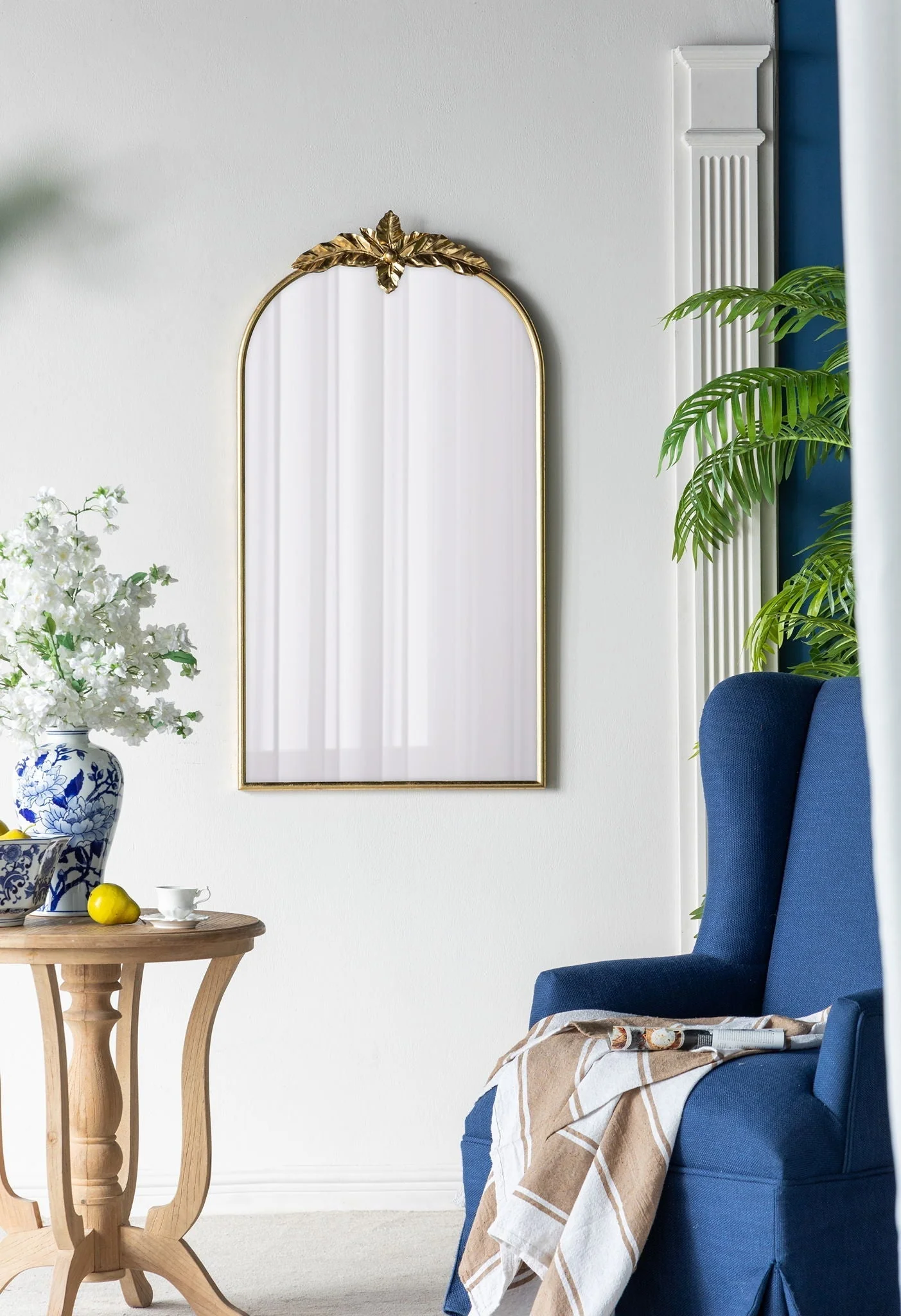 Arched Wall Mirror with Metal Frame - Image 23