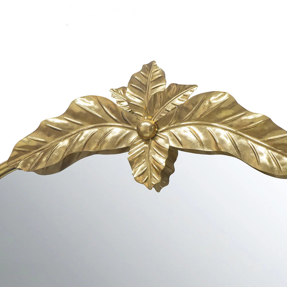 Arched Wall Mirror with Metal Frame - Image 4