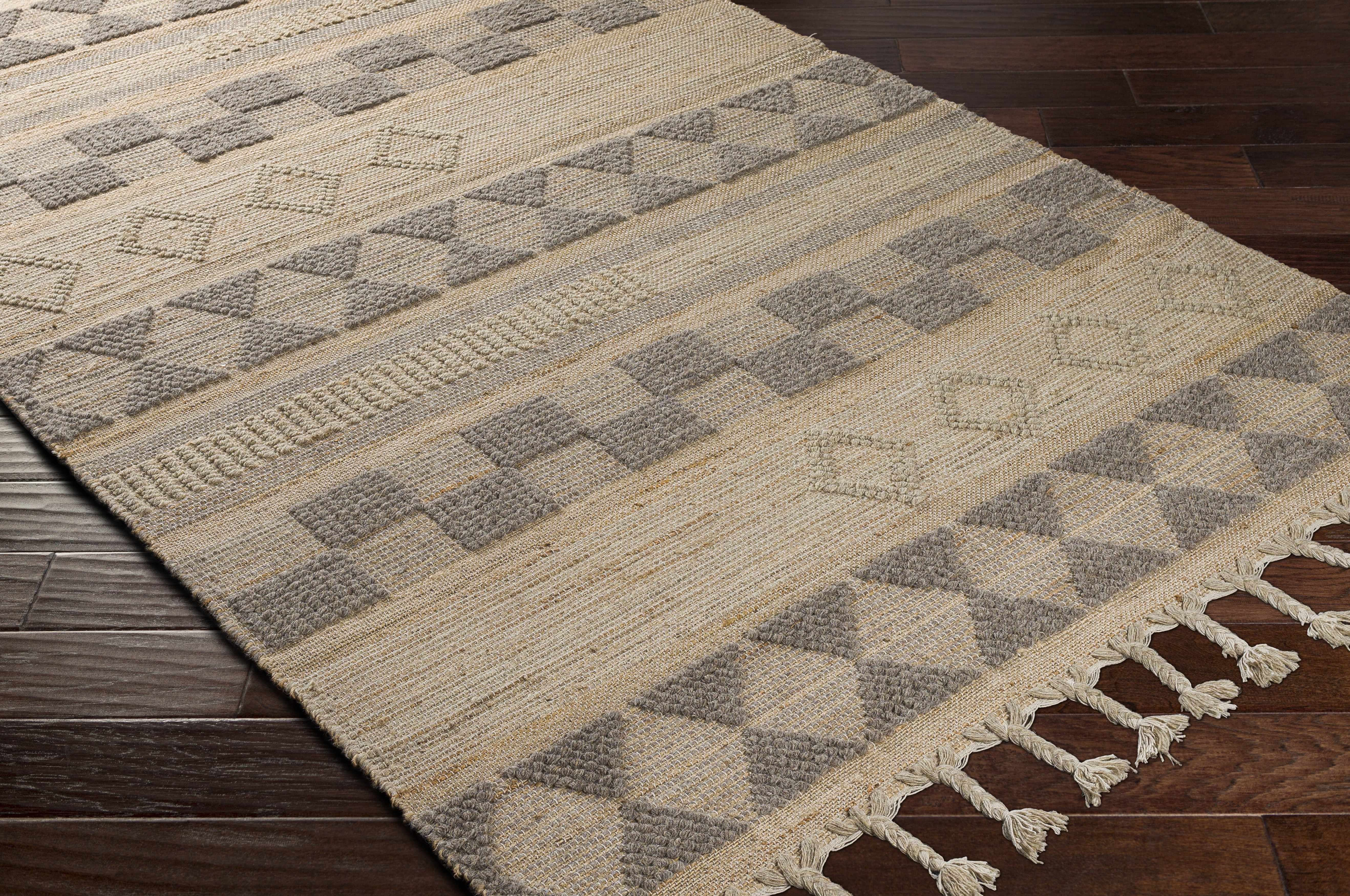 Ardee Totem Jute&Wool Blend Rug - Clearance - Image 3