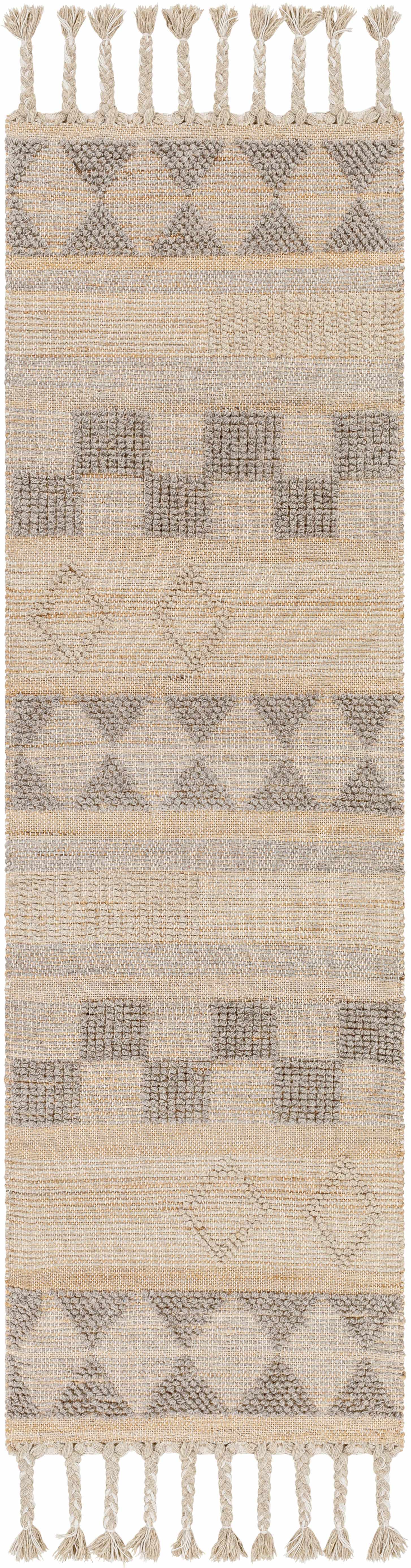 Ardee Totem Jute&Wool Blend Rug - Clearance - Image 7