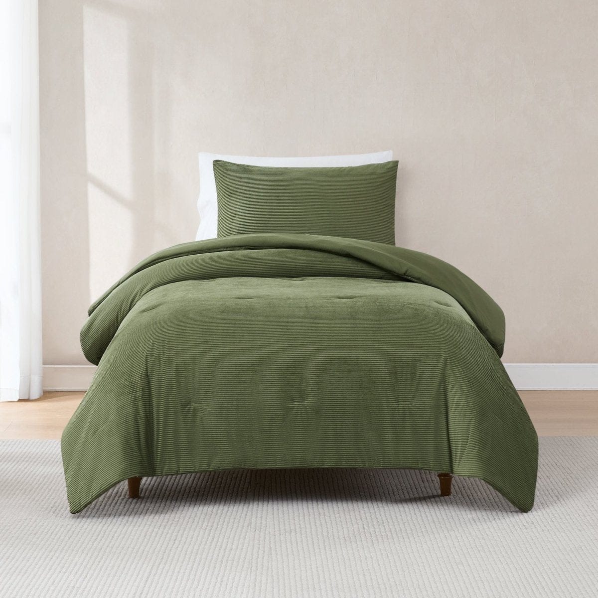 Arden Ribbed Corduroy Comforter Set - Image 26
