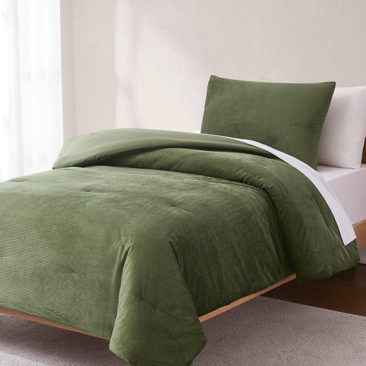 Arden Ribbed Corduroy Comforter Set - Image 27
