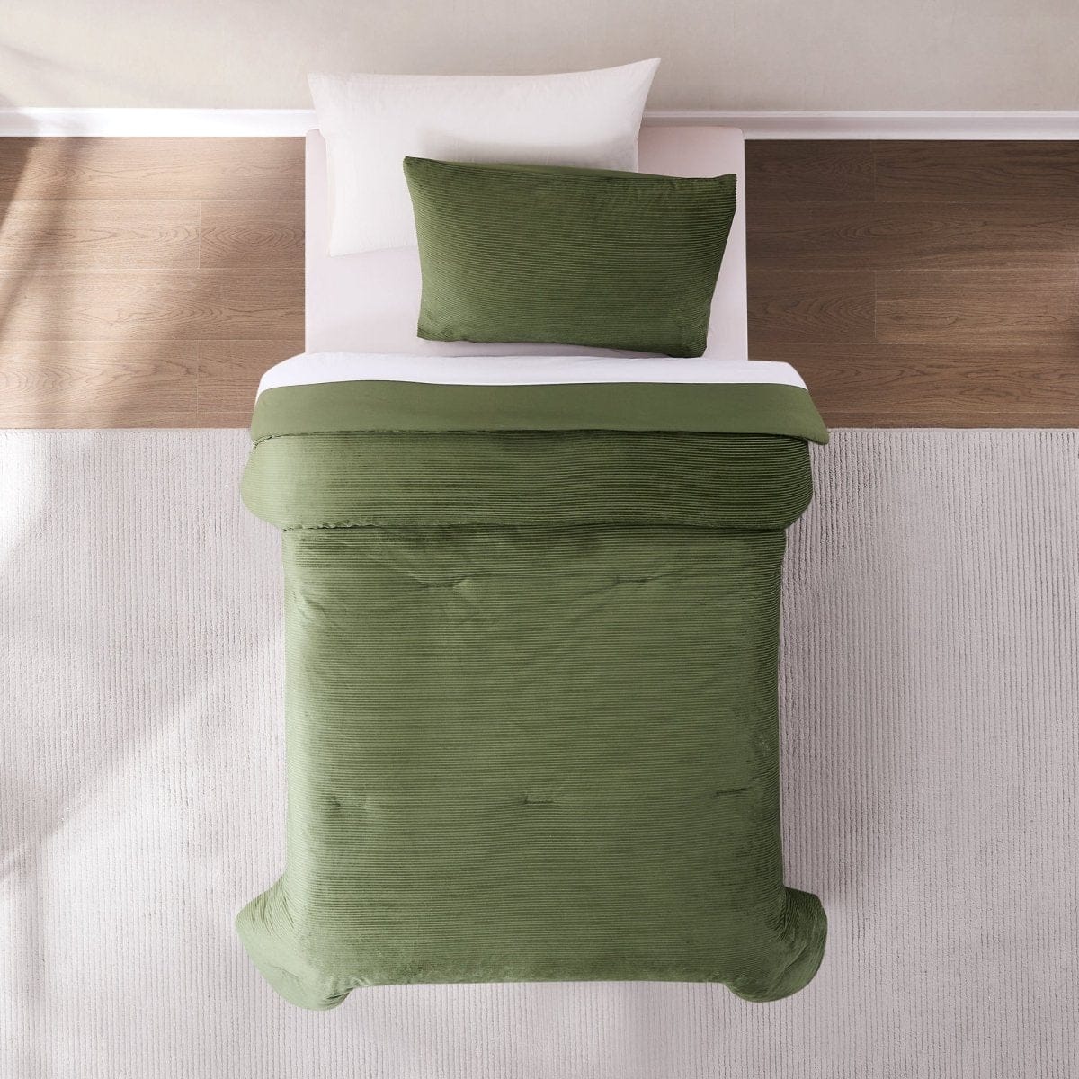 Arden Ribbed Corduroy Comforter Set - Image 28