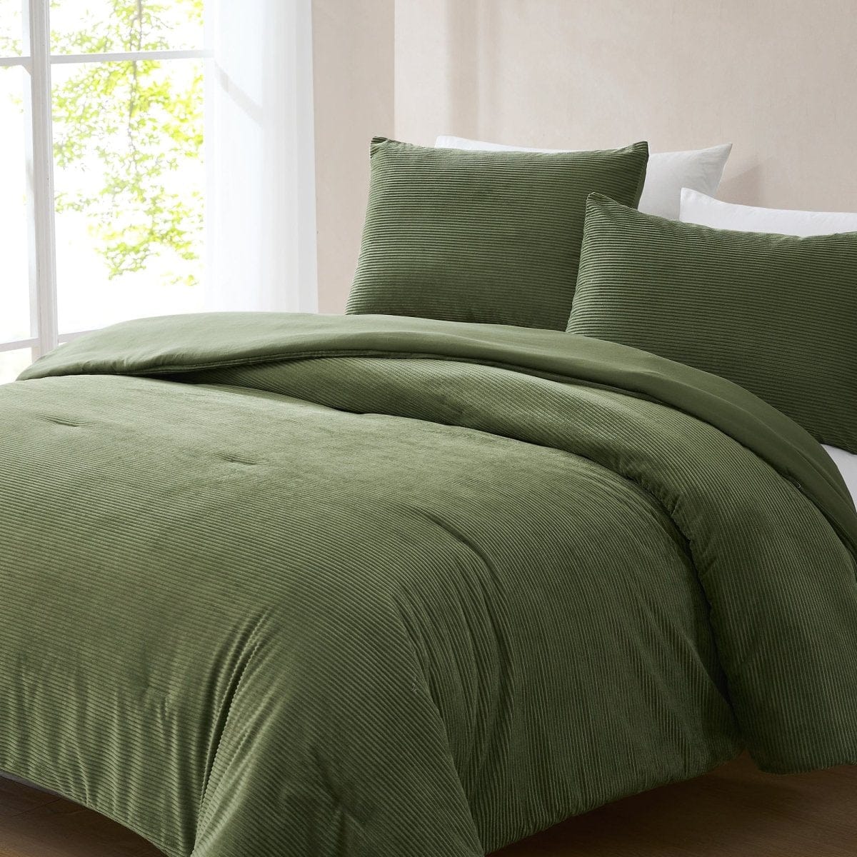 Arden Ribbed Corduroy Comforter Set - Image 42