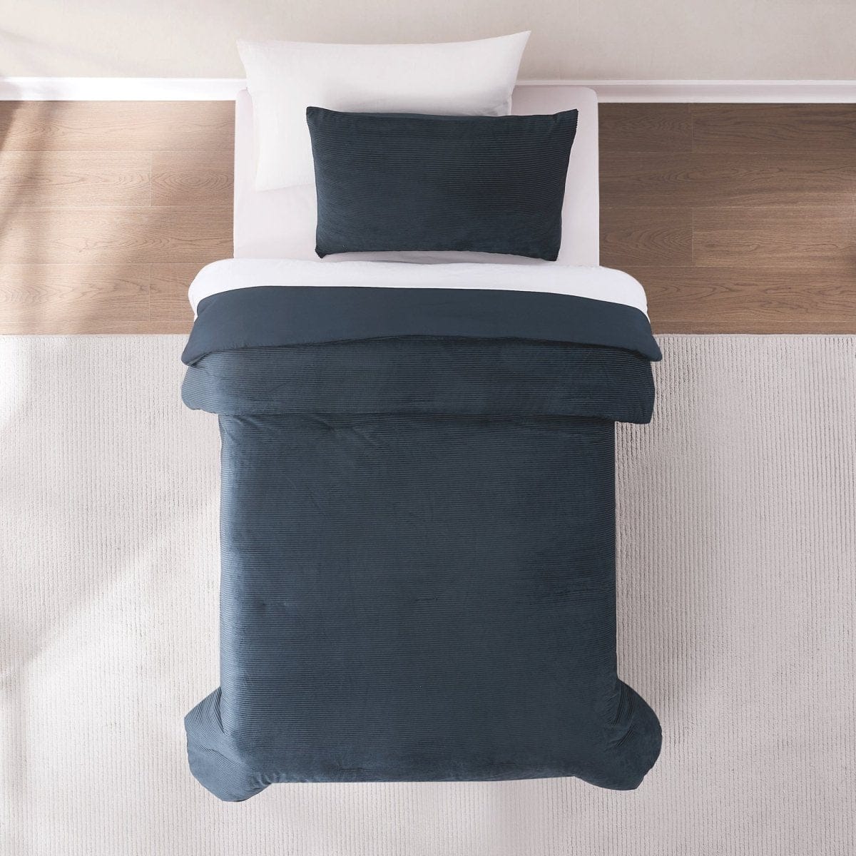 Arden Ribbed Corduroy Comforter Set - Image 5