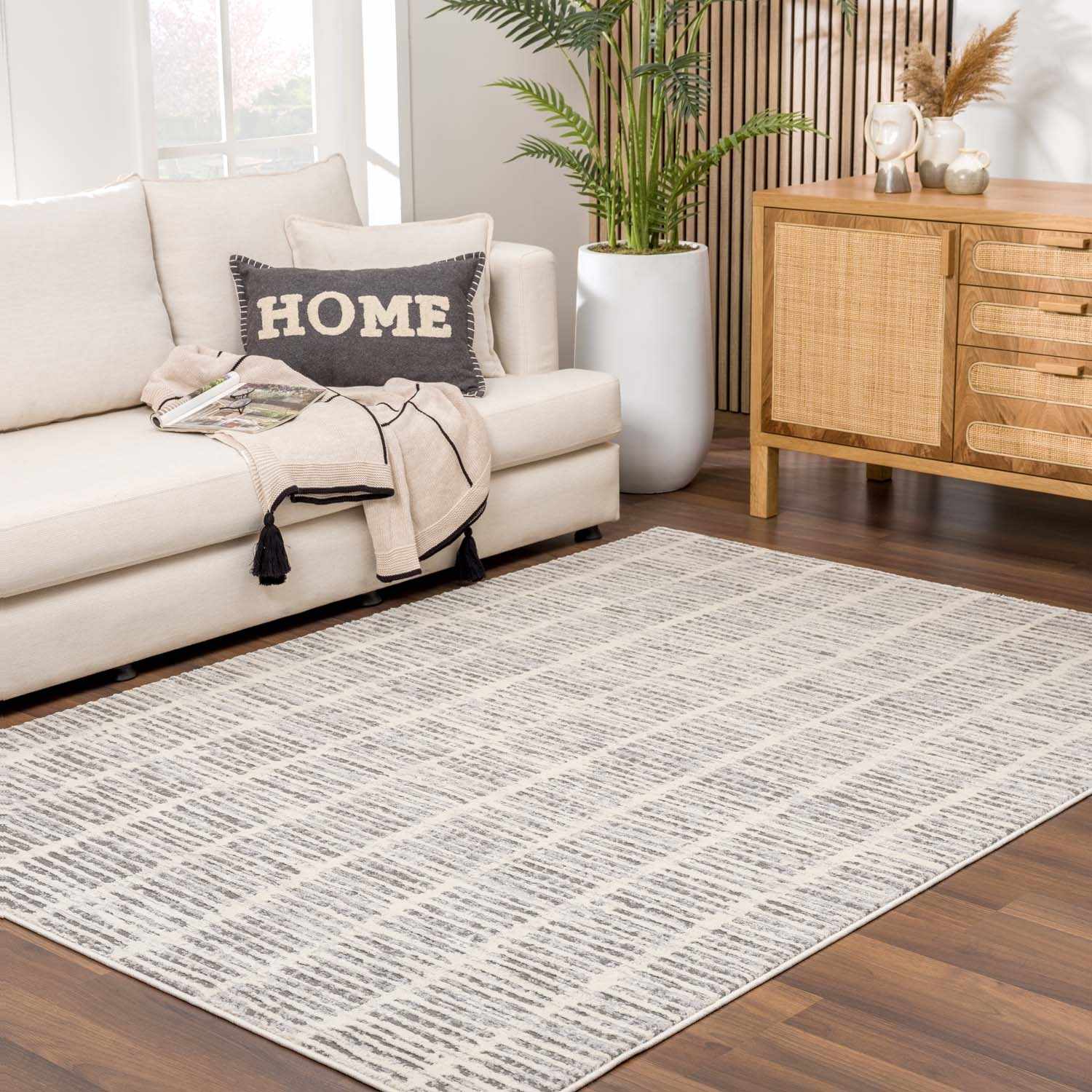Aricin Gray Area Rug - Image 2