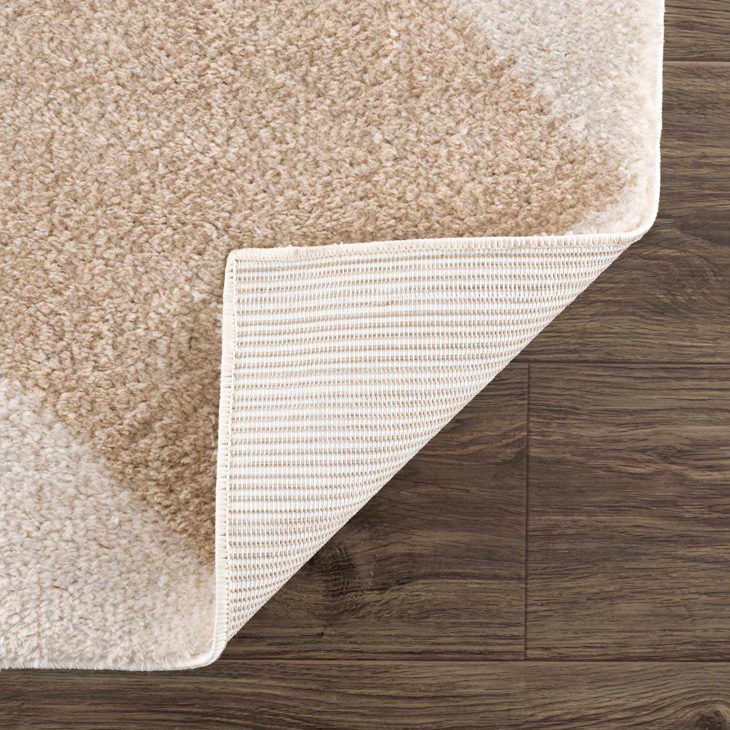 Arilla Beige Washable Diamond Area Rug - Image 5