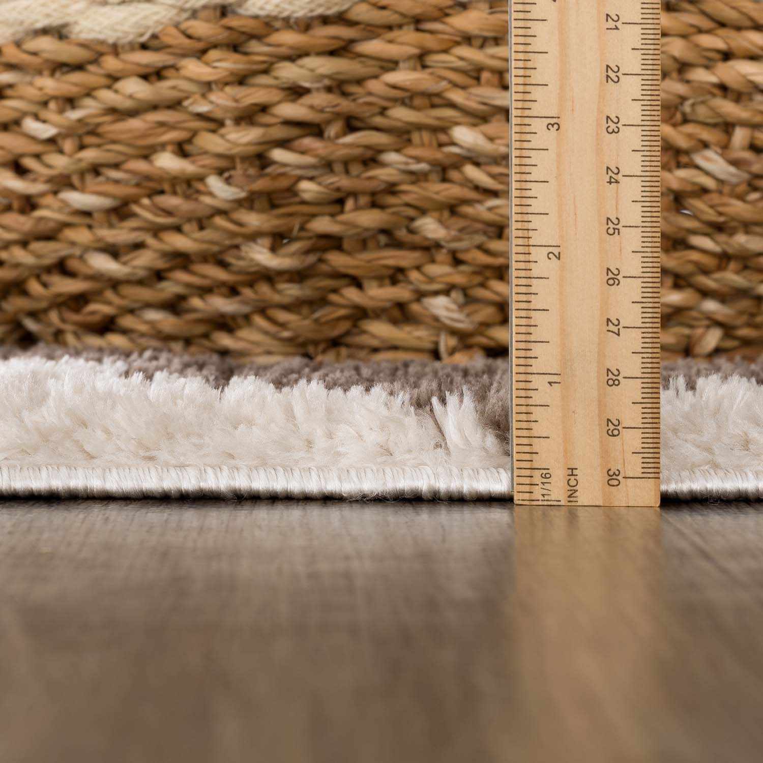 Arilla Brown Washable Diamond Area Rug - Image 9