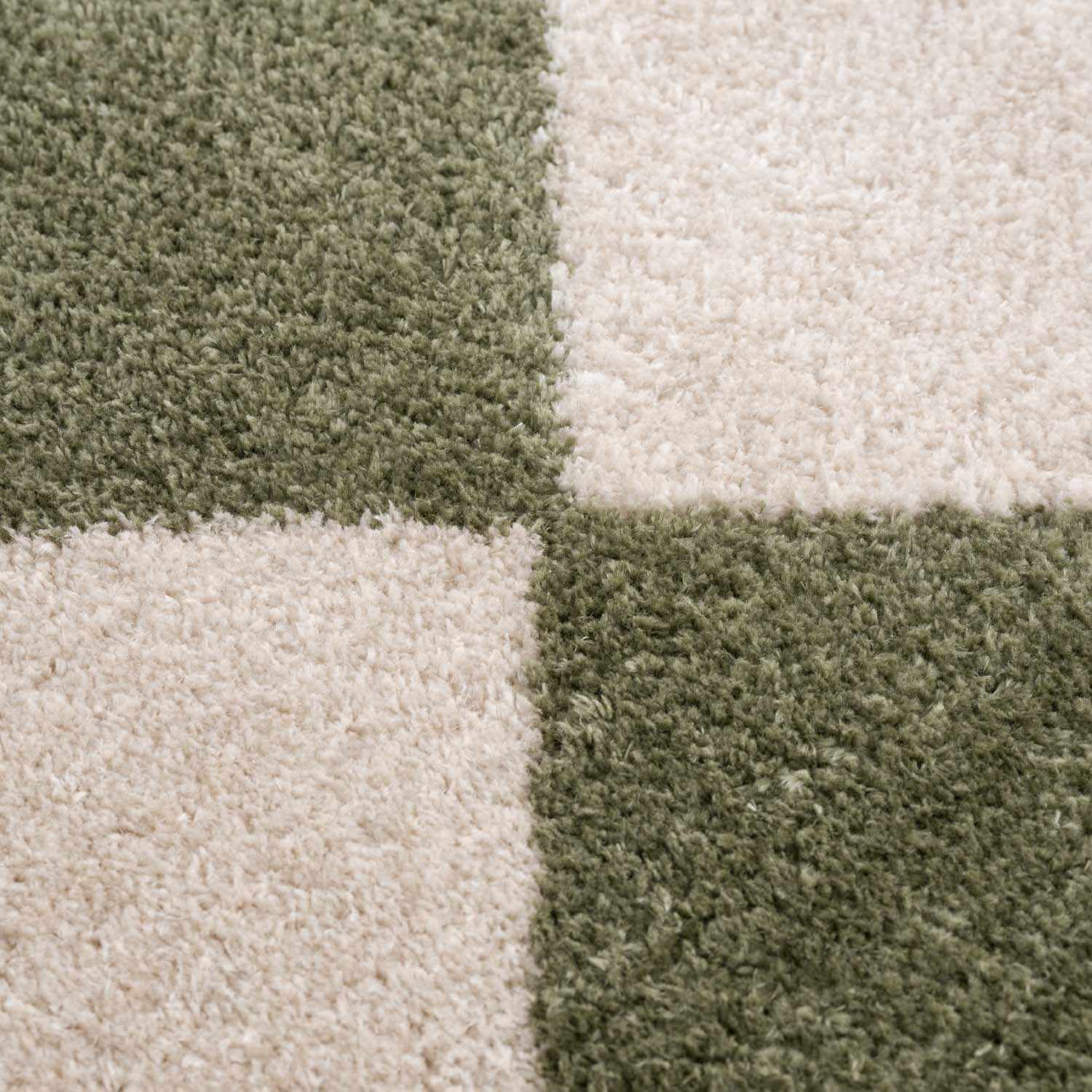 Arilla Green Washable Diamond Area Rug - Image 8