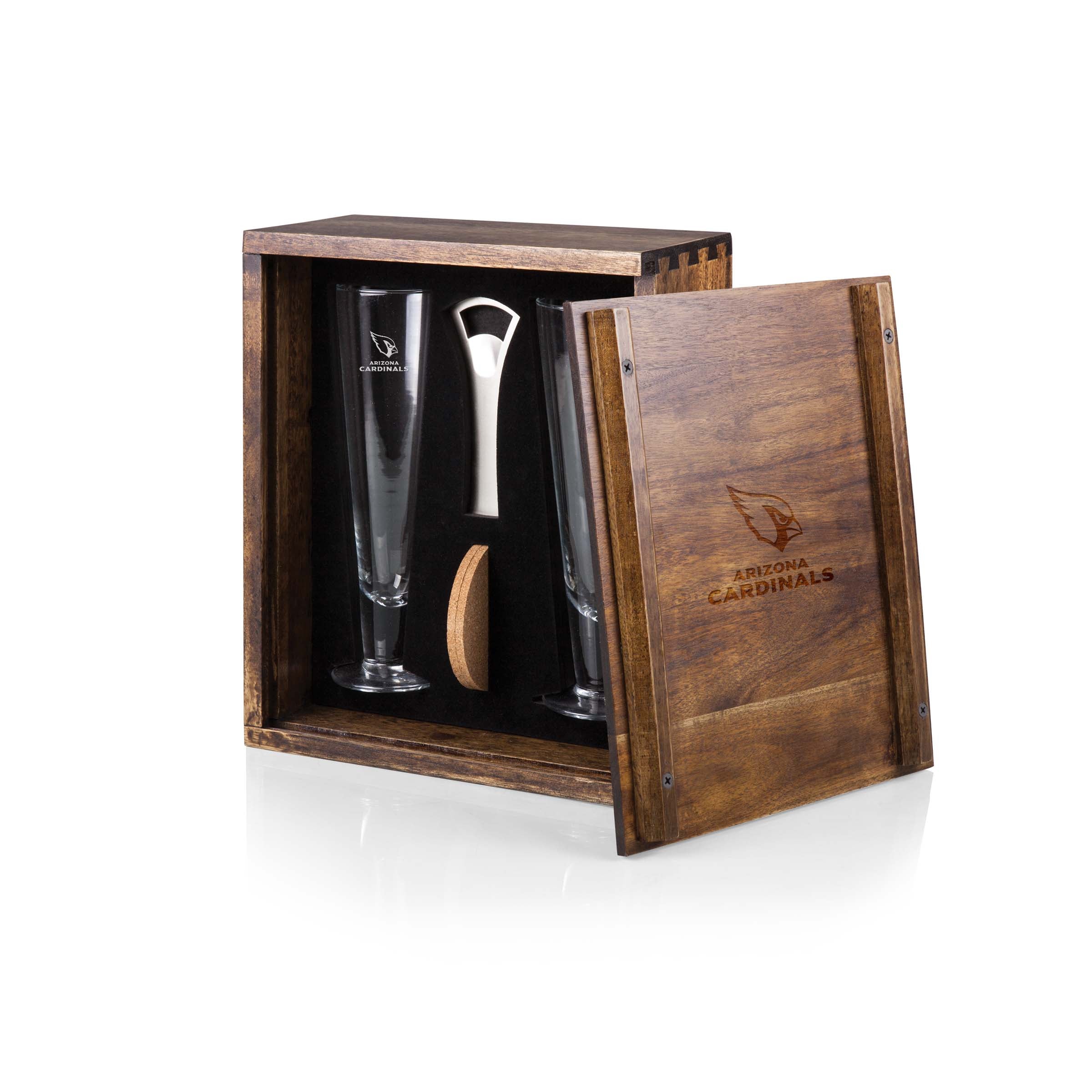 Arizona Cardinals - Pilsner Beer Glass Gift Set - Image 3