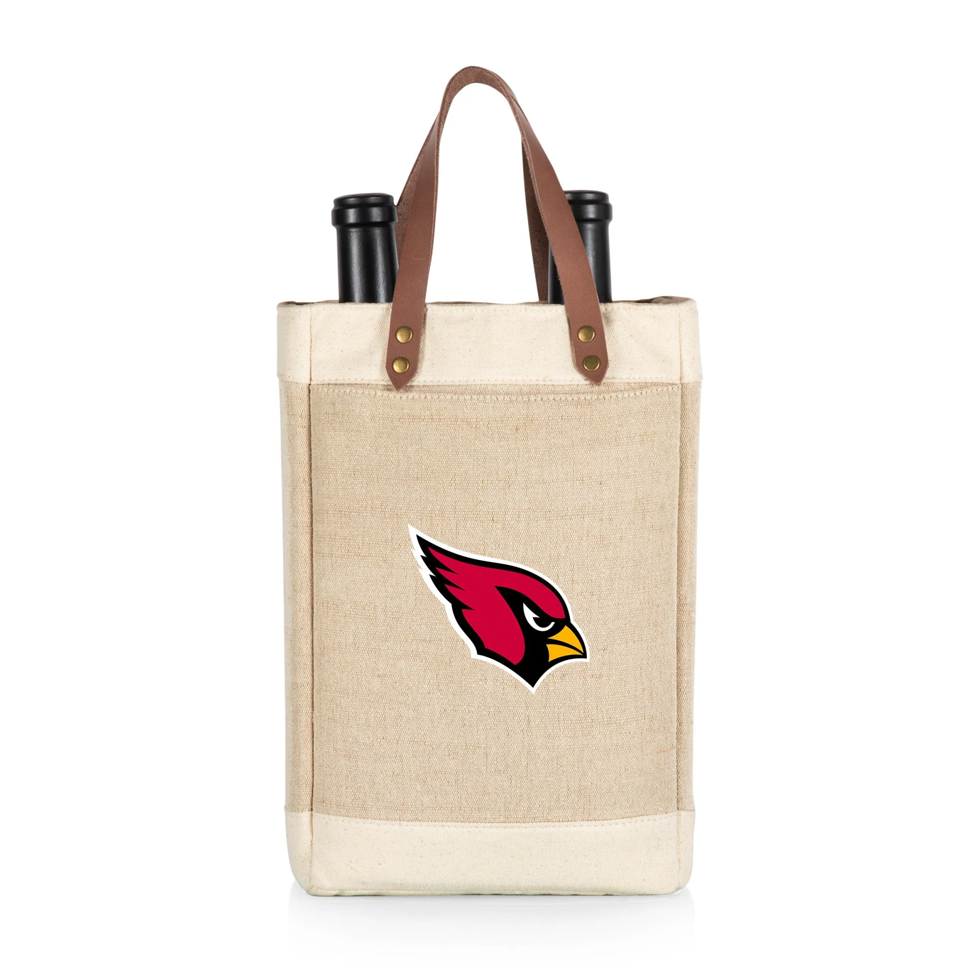 Arizona Cardinals - Pinot Jute 2 Bottle Insulated Wine Bag - Image 3