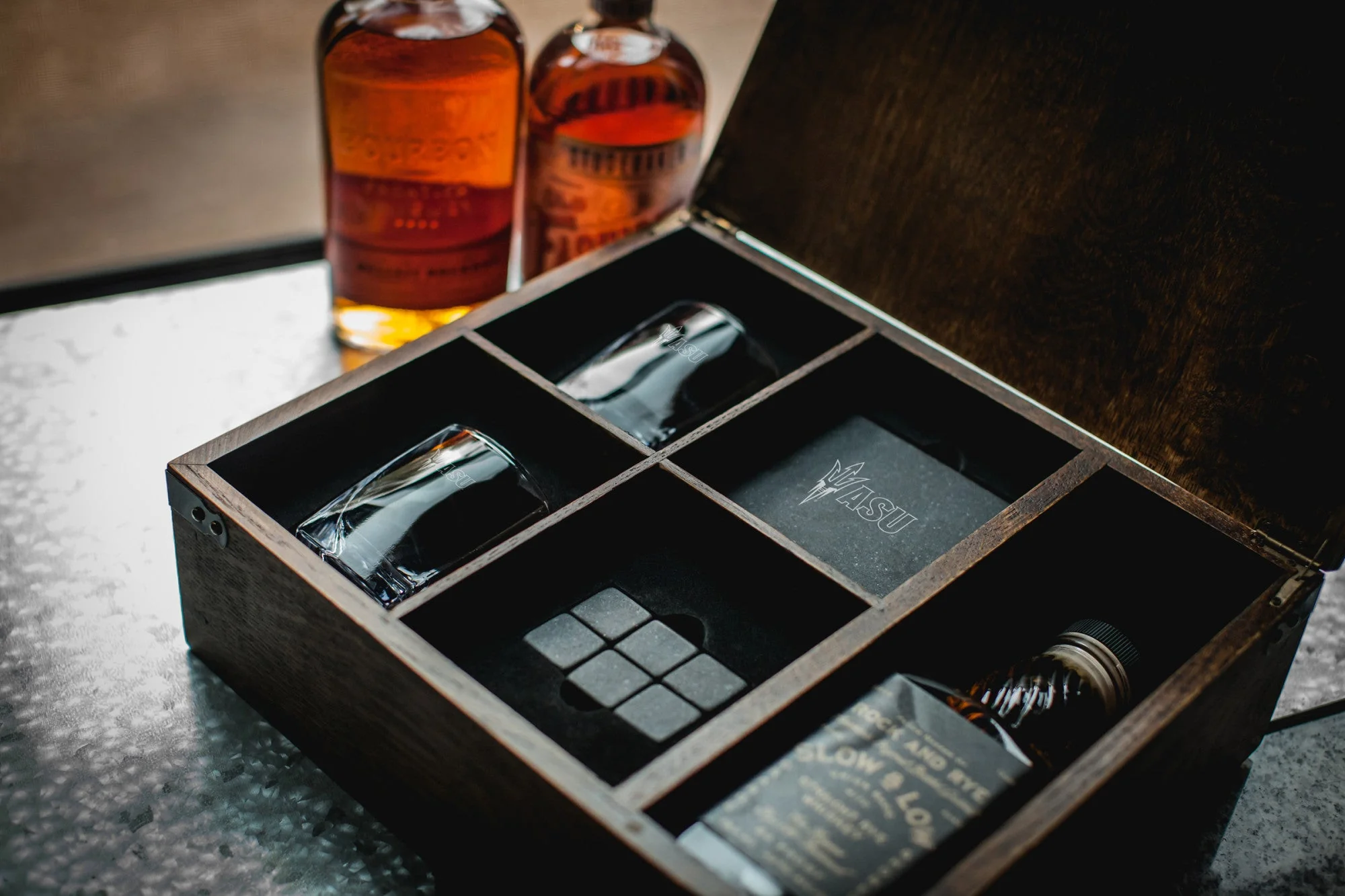 Arizona State Sun Devils - Whiskey Box Gift Set - Image 2