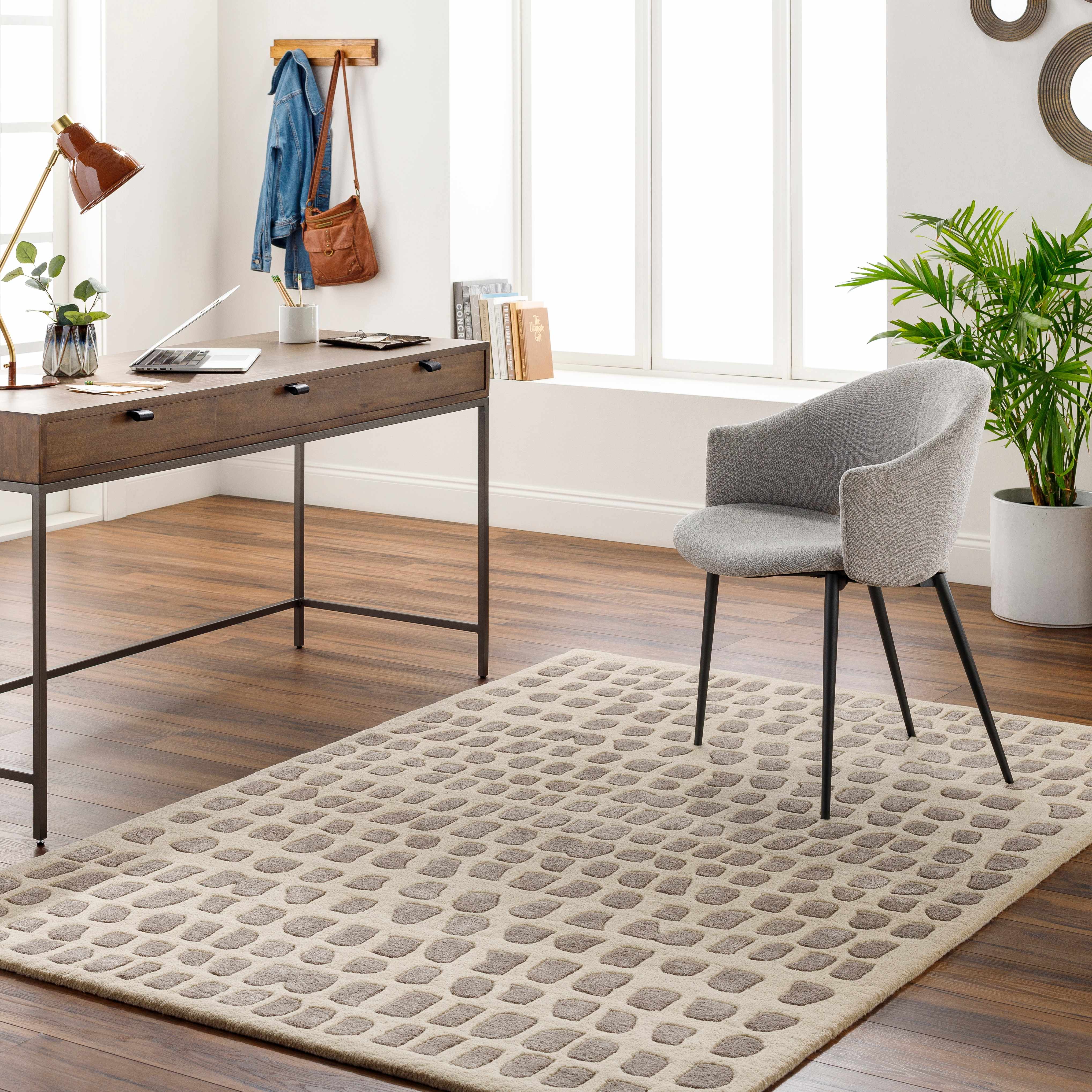 Arjan Beige Area Rug - Clearance - Image 2