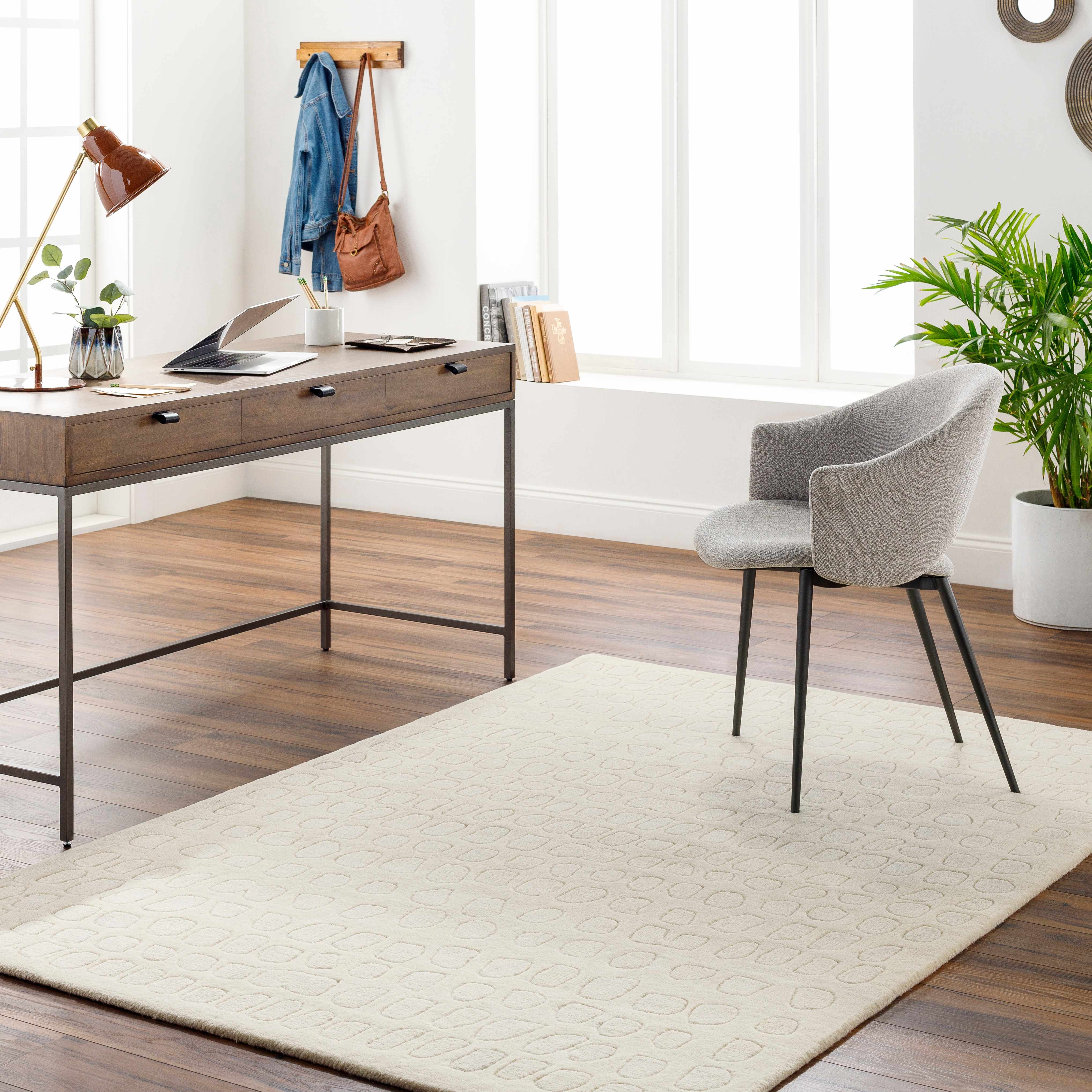 Arjan Cream Area Rug - Clearance - Image 2