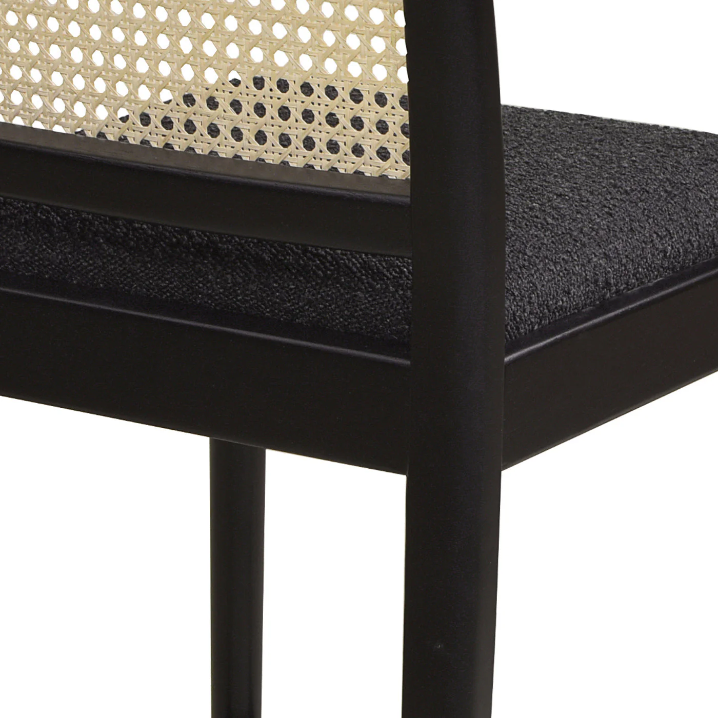 Arlin Upholstered Stool with Curved Back and Footrest - Set of 2 - Image 26