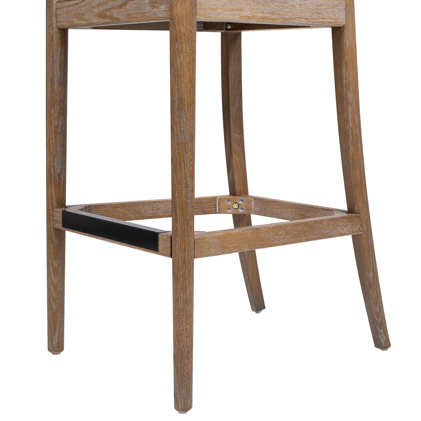 Arlin Upholstered Stool with Curved Back and Footrest - Set of 2 - Image 32
