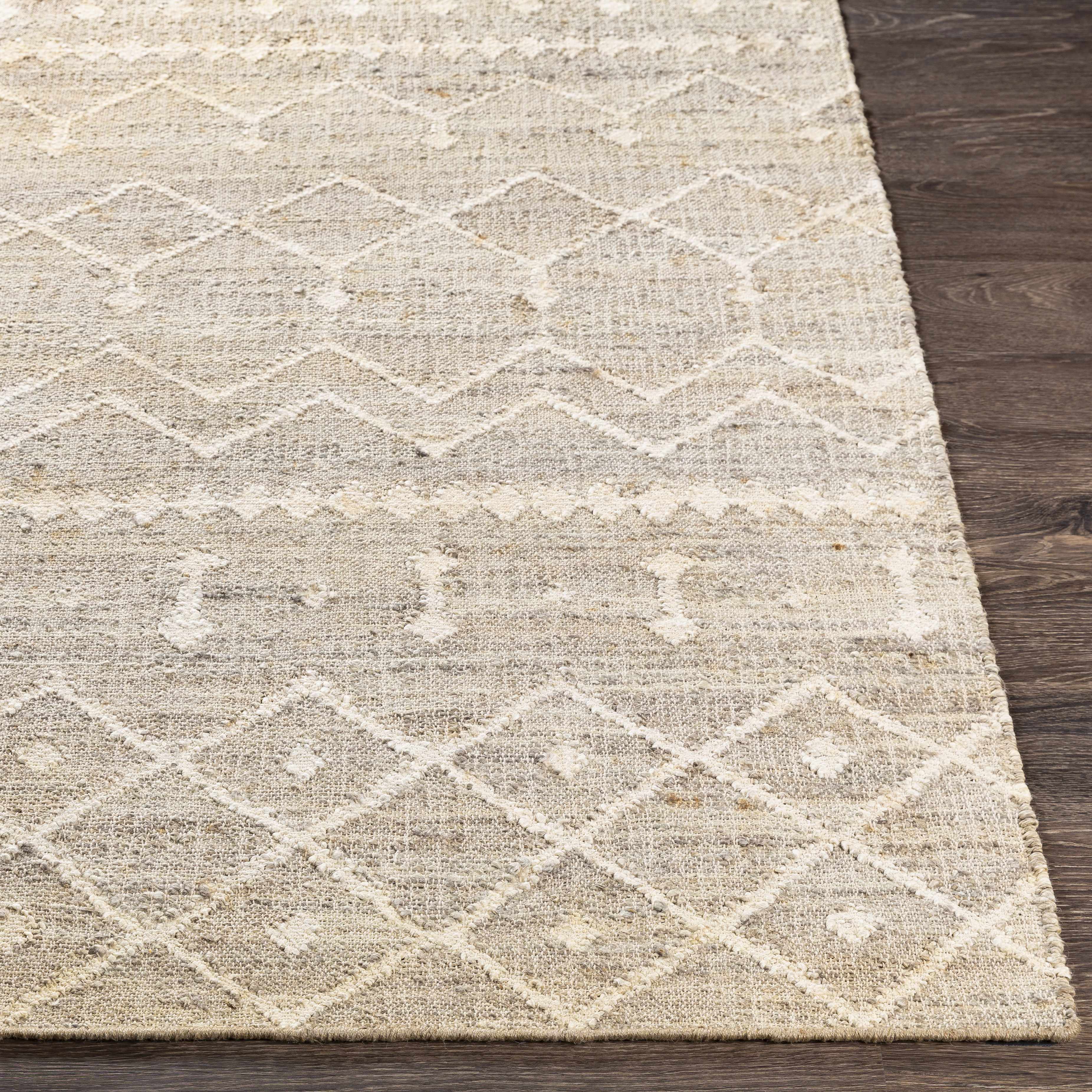 Armidale Hand Woven Beige Jute Rug - Clearance - Image 3