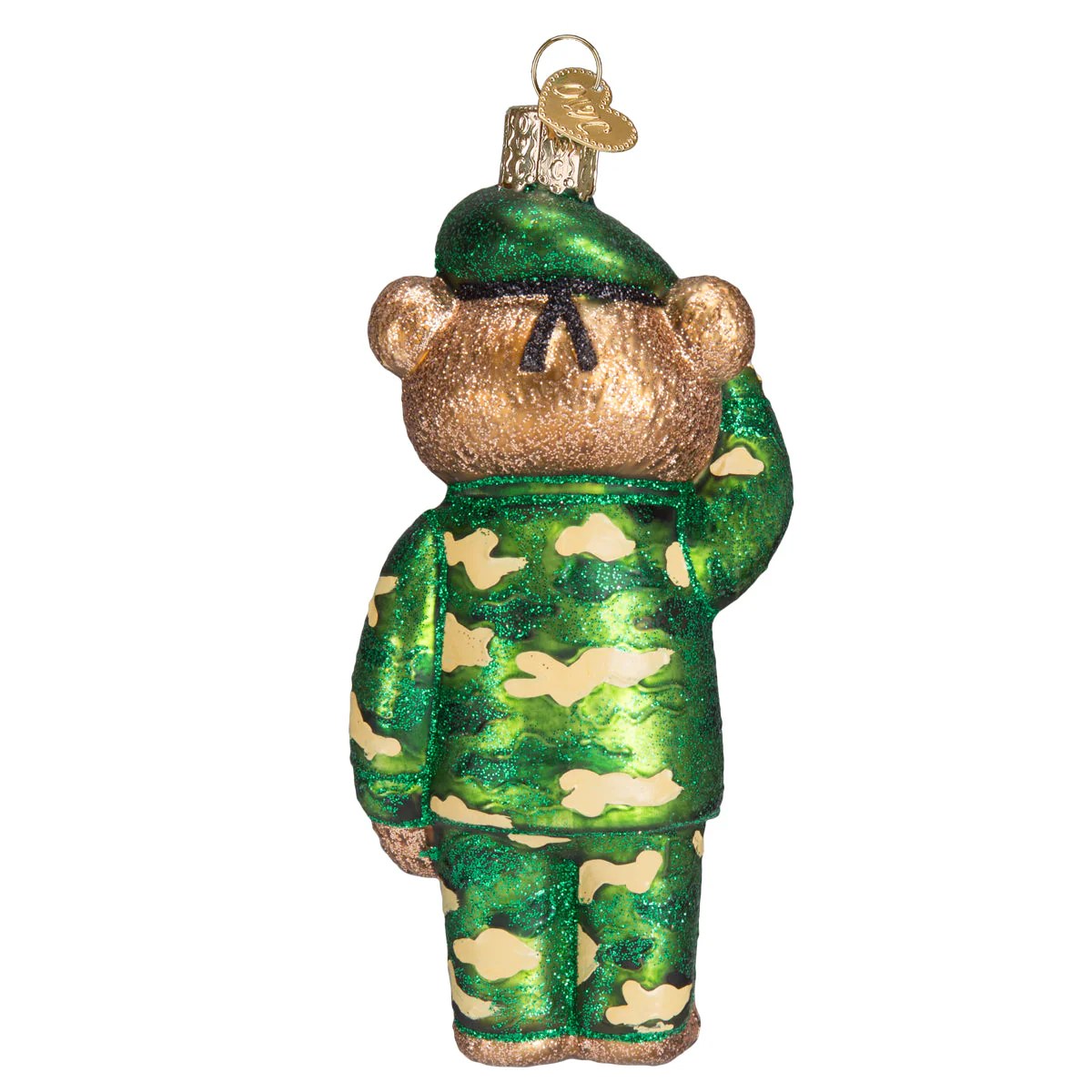 Army Bear Ornament 5 x 2.5 x 1.75 Inches - Image 4