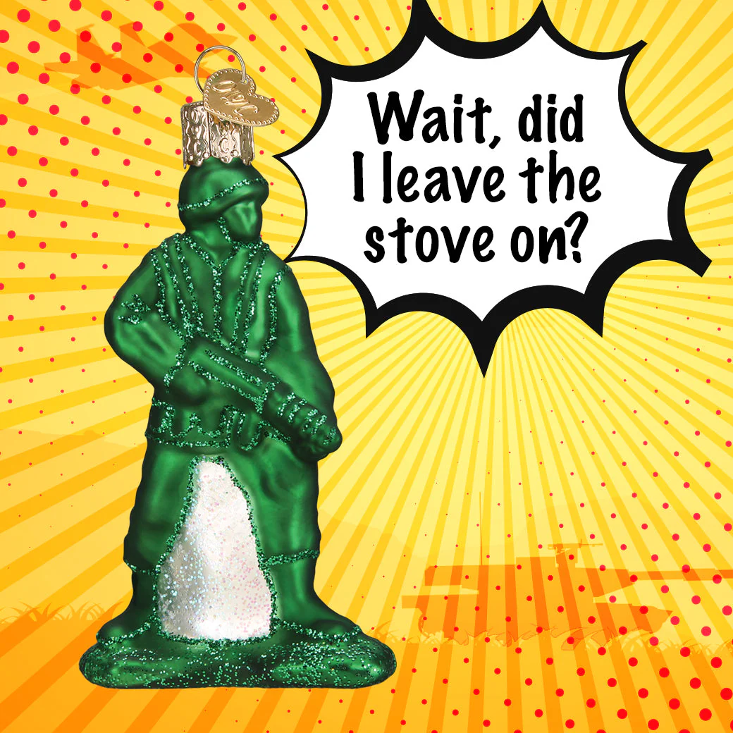 Army Man Toy Ornament - Image 6