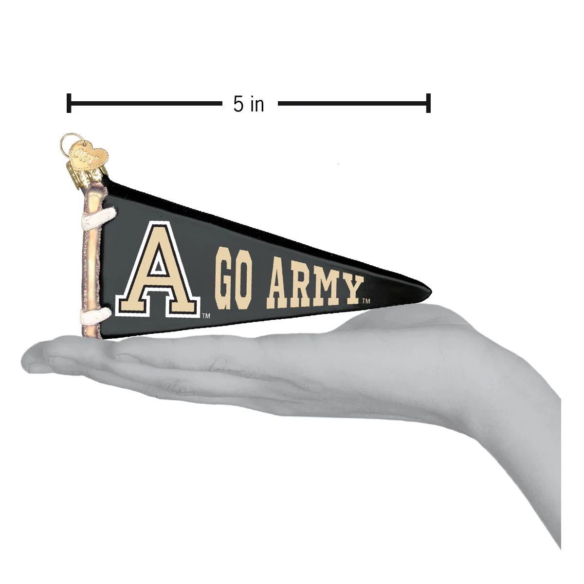 Army Pennant Christmas Ornament - Image 3