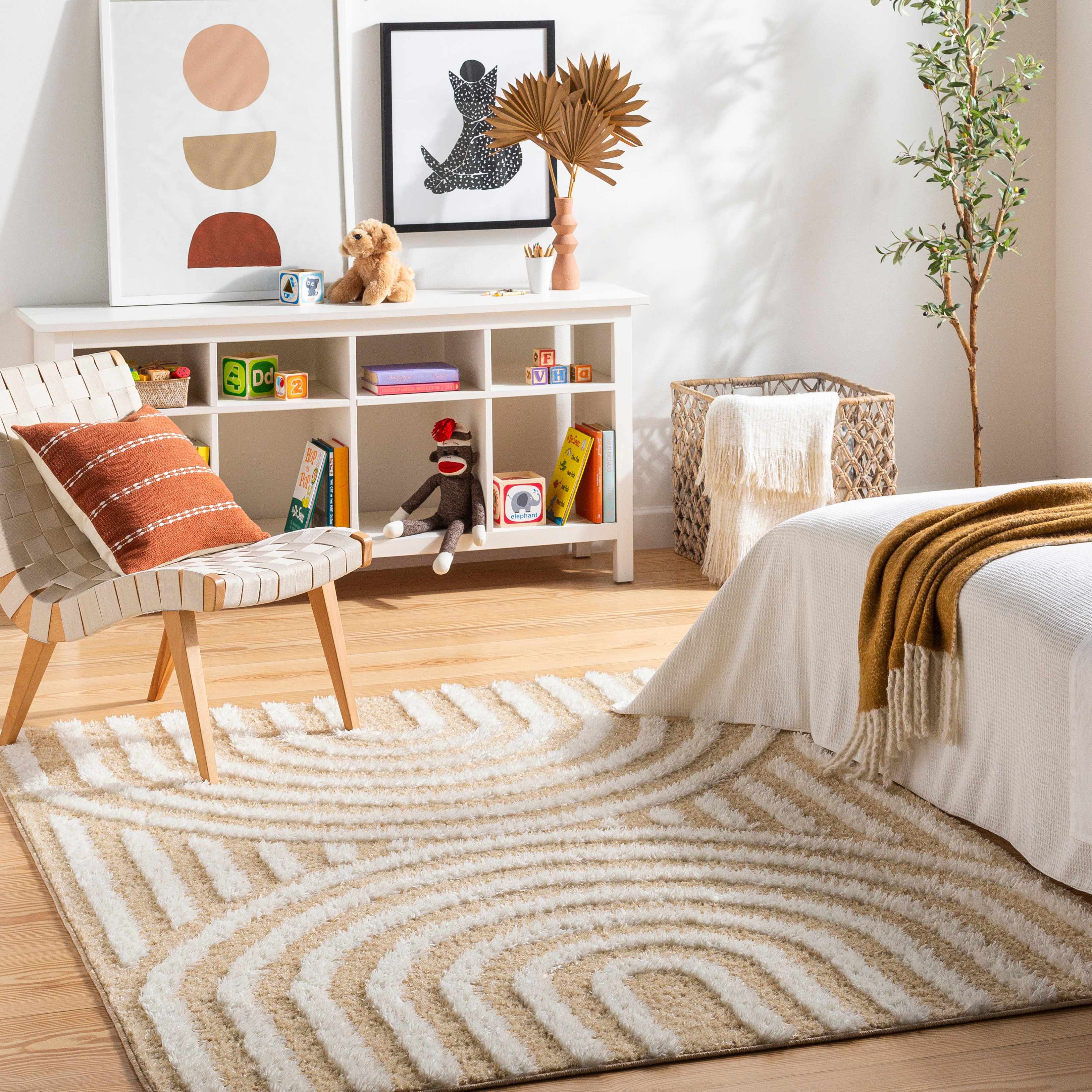 Arnel Beige Area Rug - Image 2