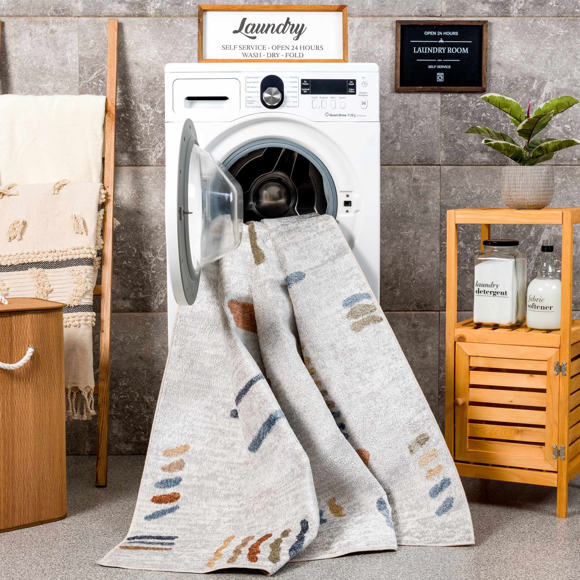 Arnon Modern Washable Rug - Image 13