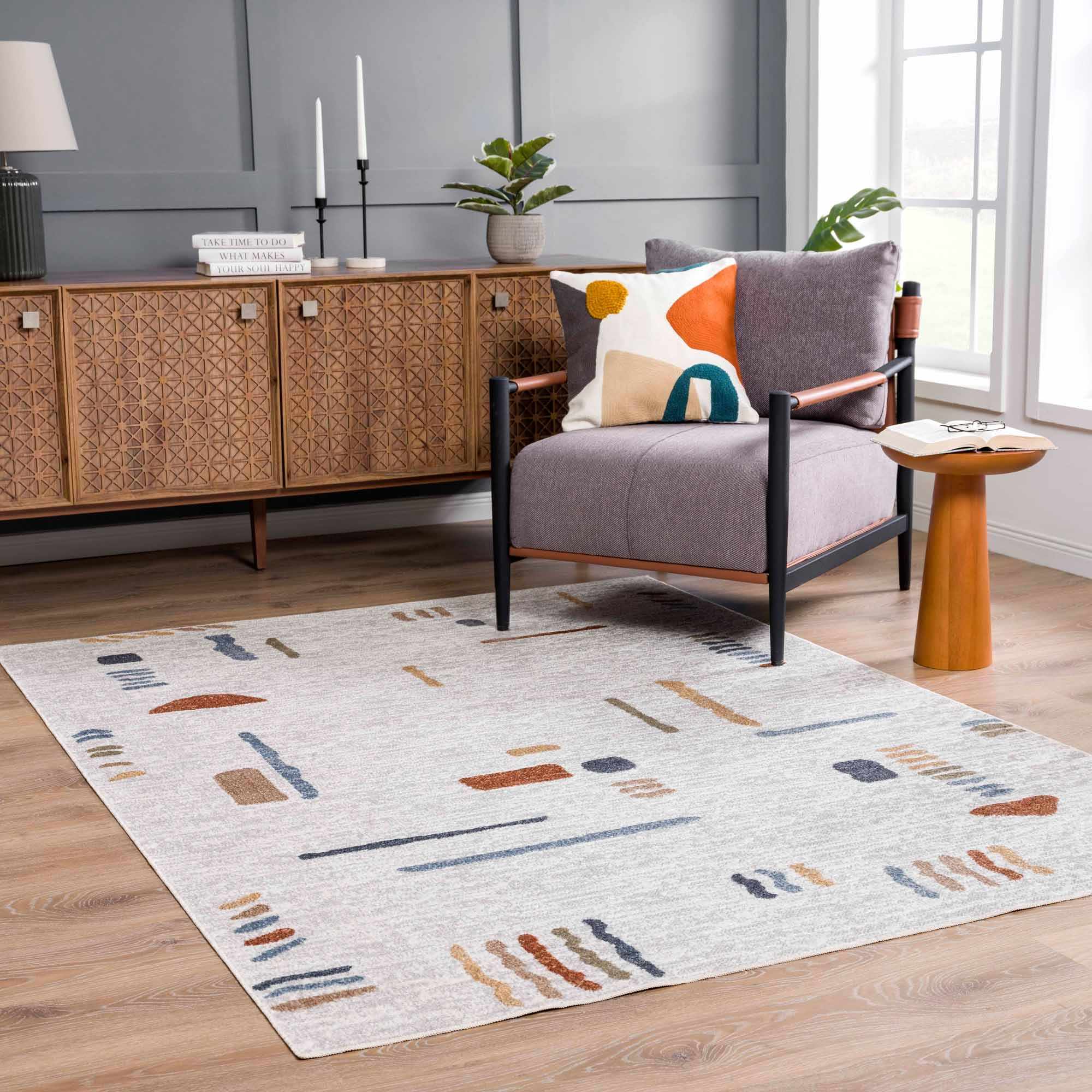Arnon Modern Washable Rug - Image 2