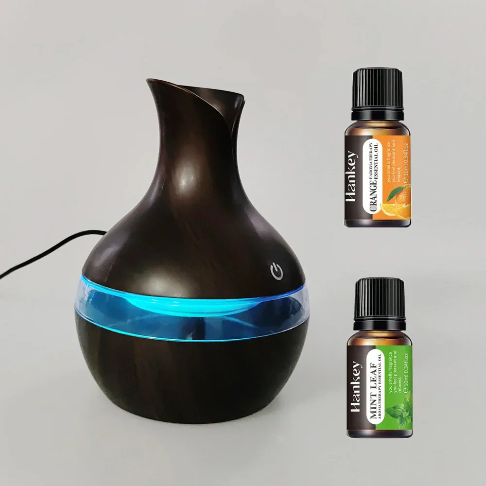 Aromatherapy Diffuser 300ml Cool Mist Humidifier 7-Color LED USB Rechargeable - Image 2