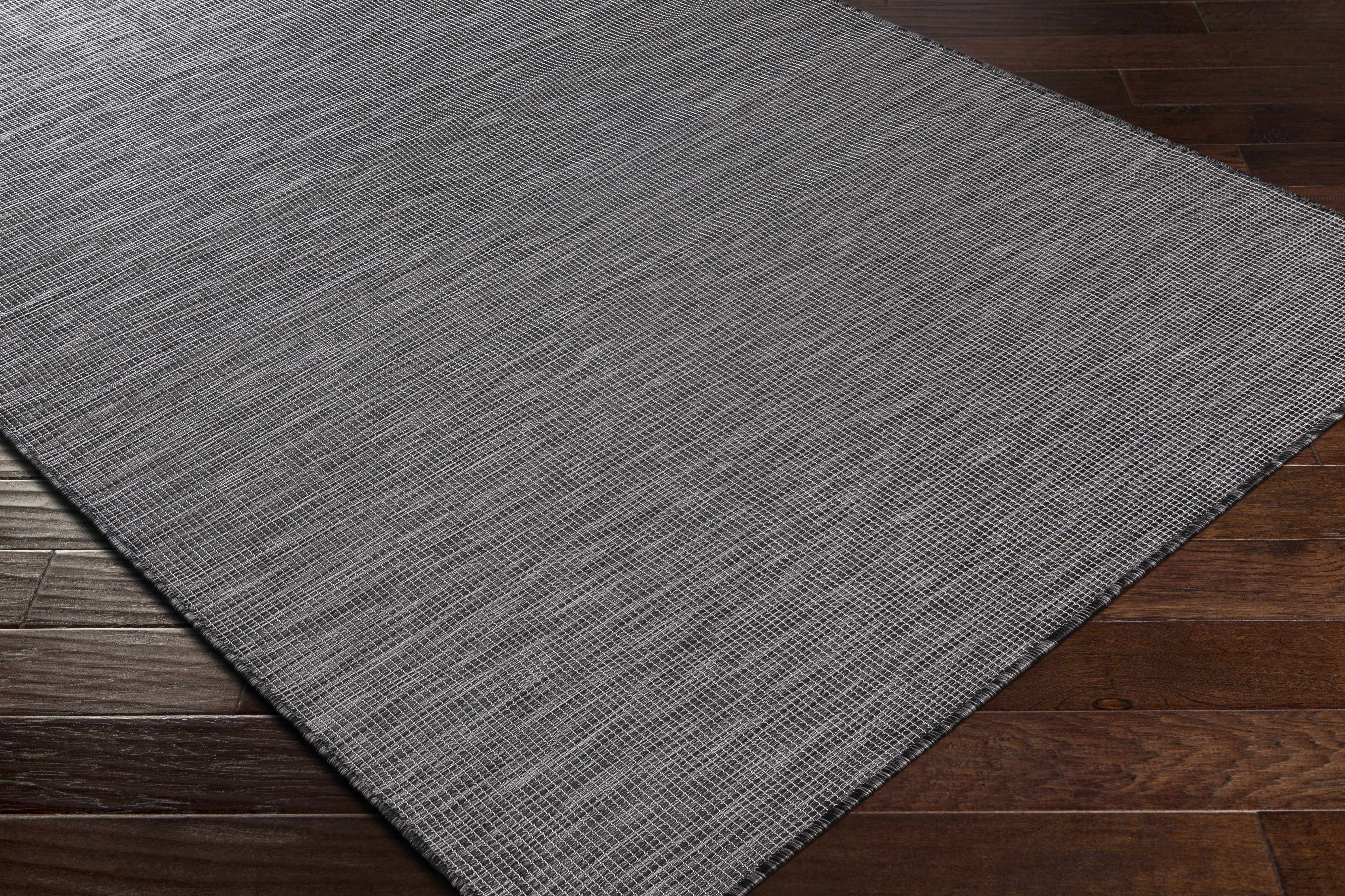 Aroona Black&Taupe Striped Flatweave Carpet - Clearance - Image 9