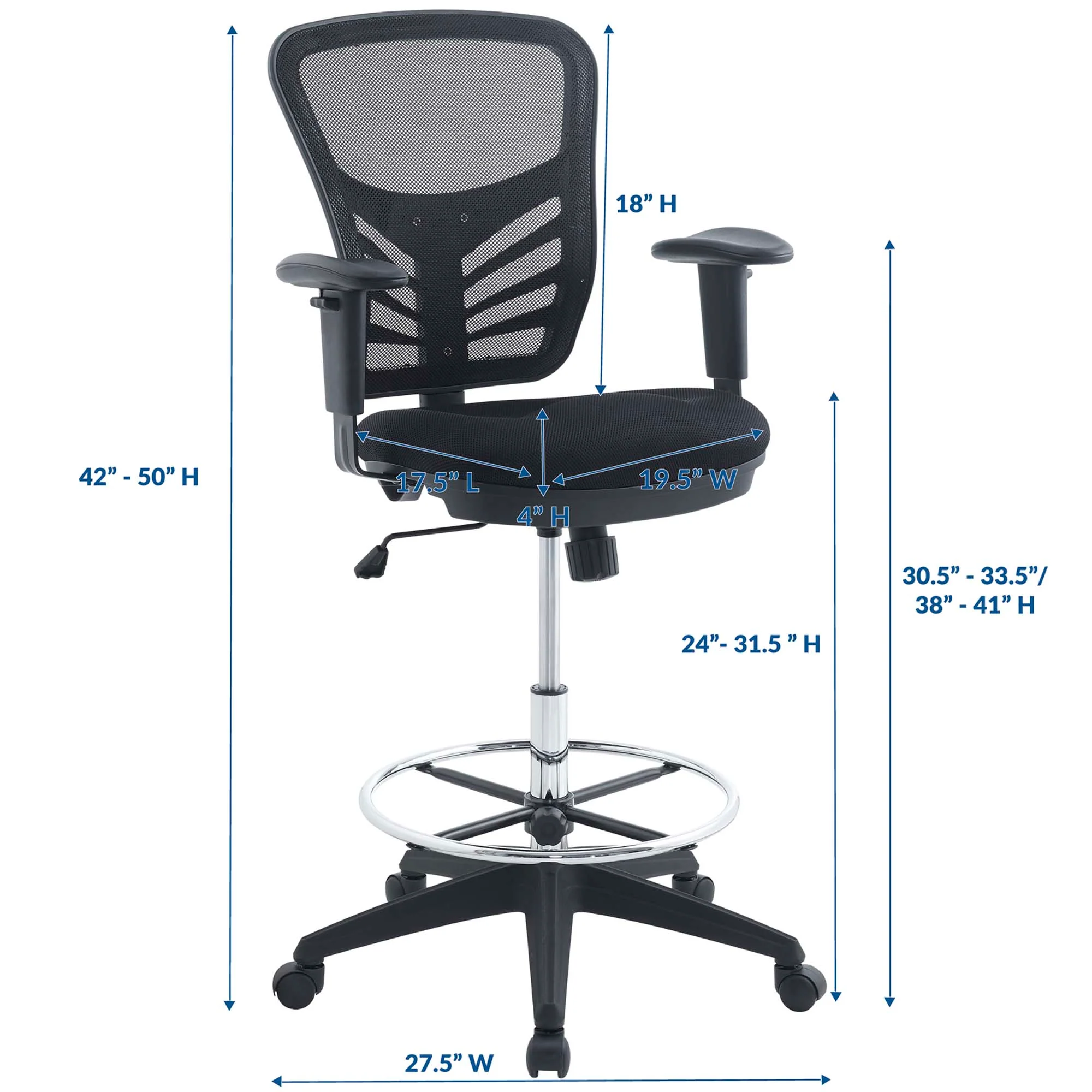 Articulate Drafting Chair by Modway - Image 2