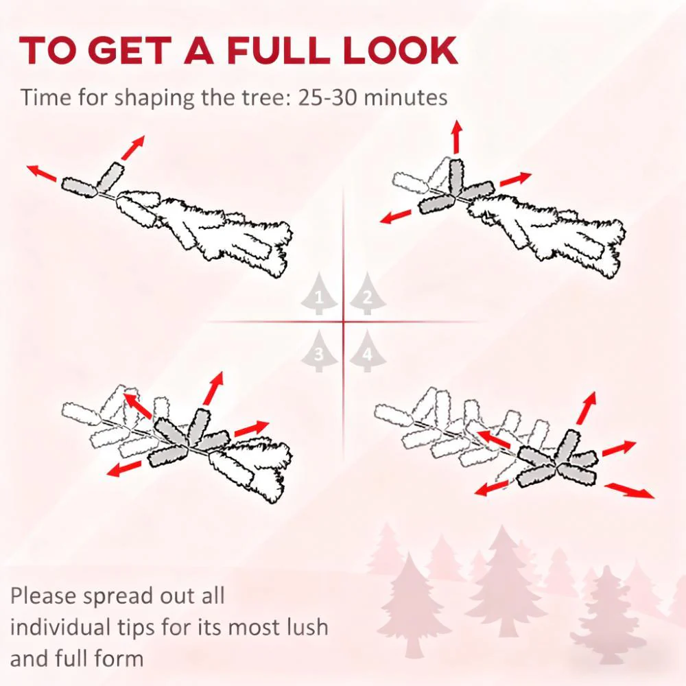 Artificial Pencil Christmas Tree Slim Design with Easy Setup - Image 8