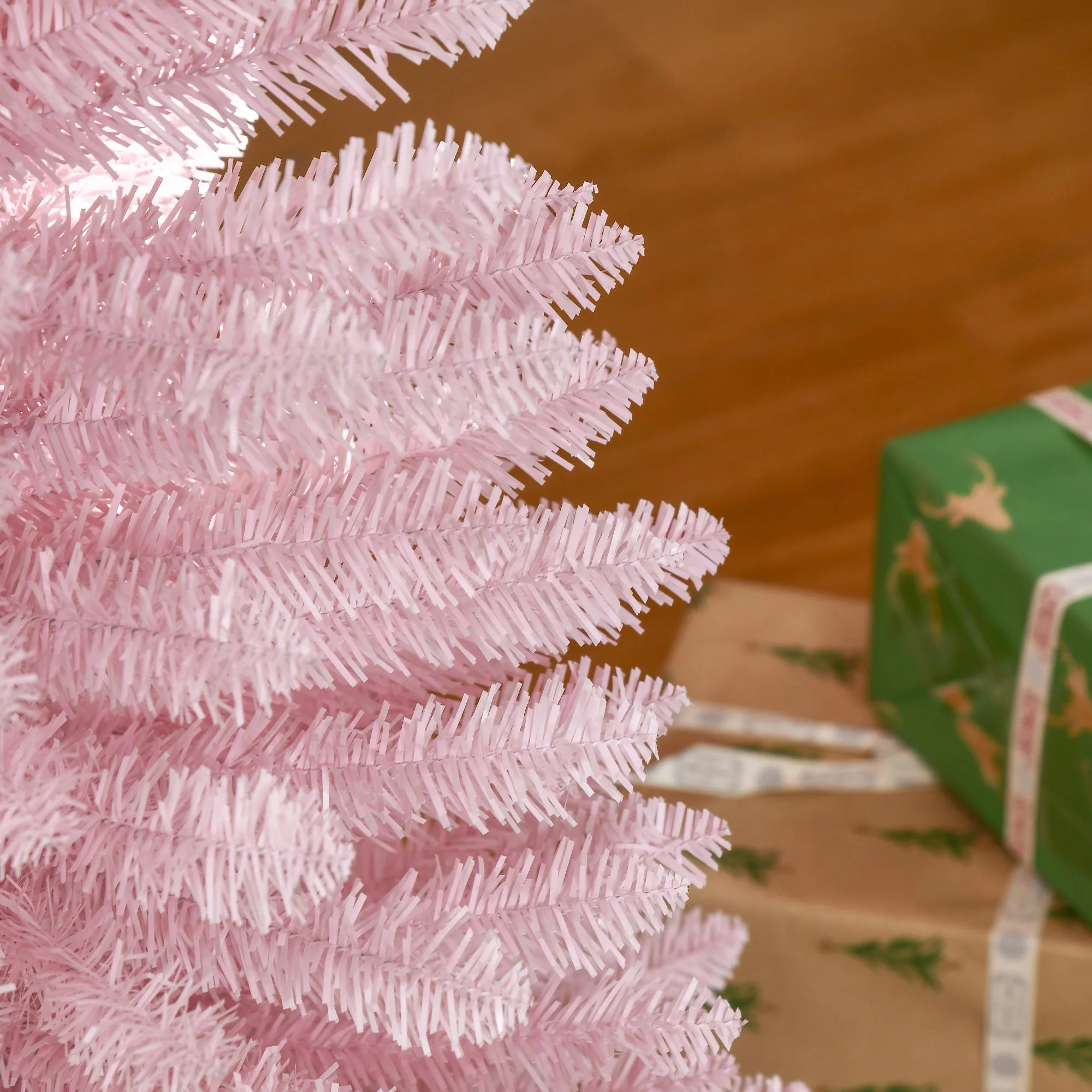 Artificial Pencil Christmas Tree Slim Design with Easy Setup - Image 9