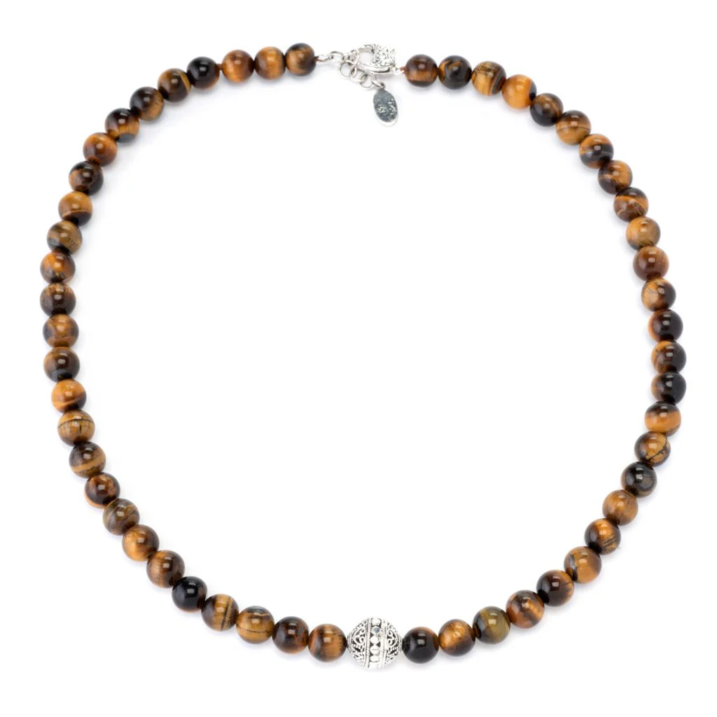 Artisan Silver by Samuel B. Choice of Gem Bead 18"+1" Necklace - Image 3