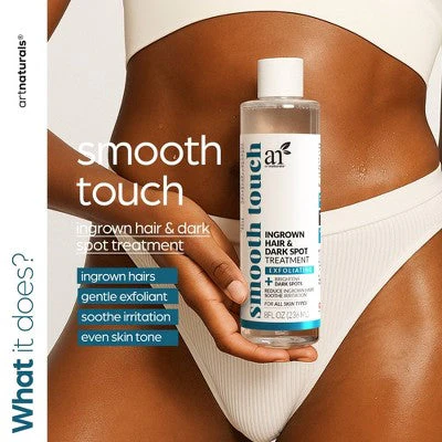 artnaturals Smooth Touch Ingrown Hair and Dark Spot Treatment 8 fl oz - Image 3