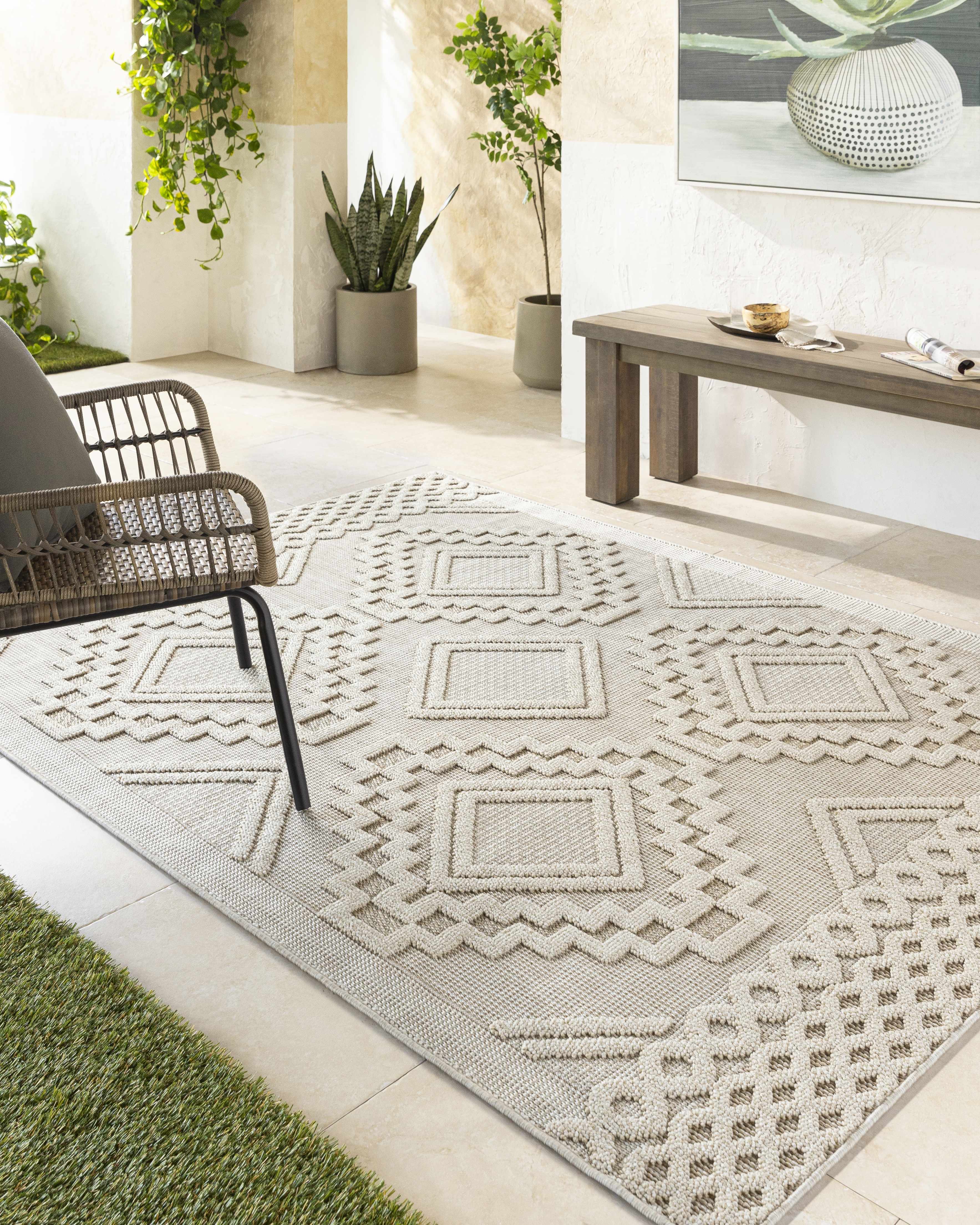 Arwid Bone Area Rug - Clearance - Image 10