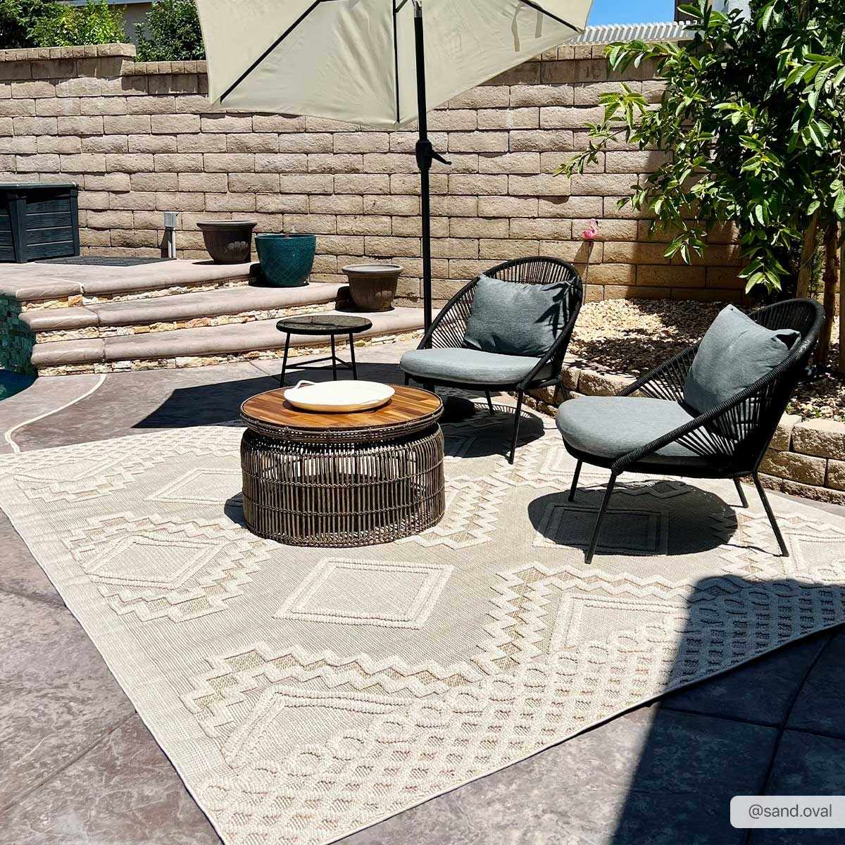 Arwid Bone Area Rug - Clearance - Image 2