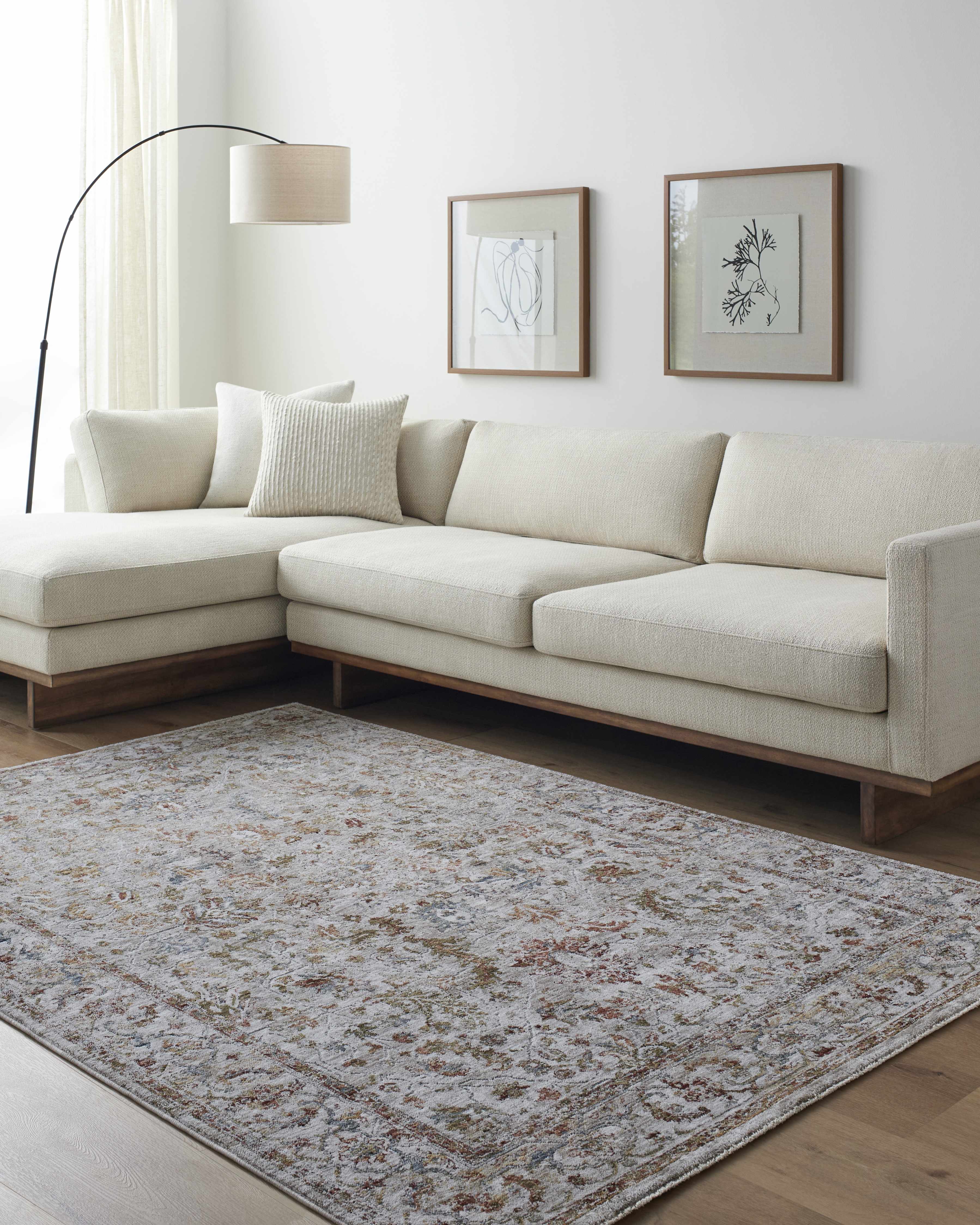 Asabi Tan Textured Rug with Fringes - Image 12