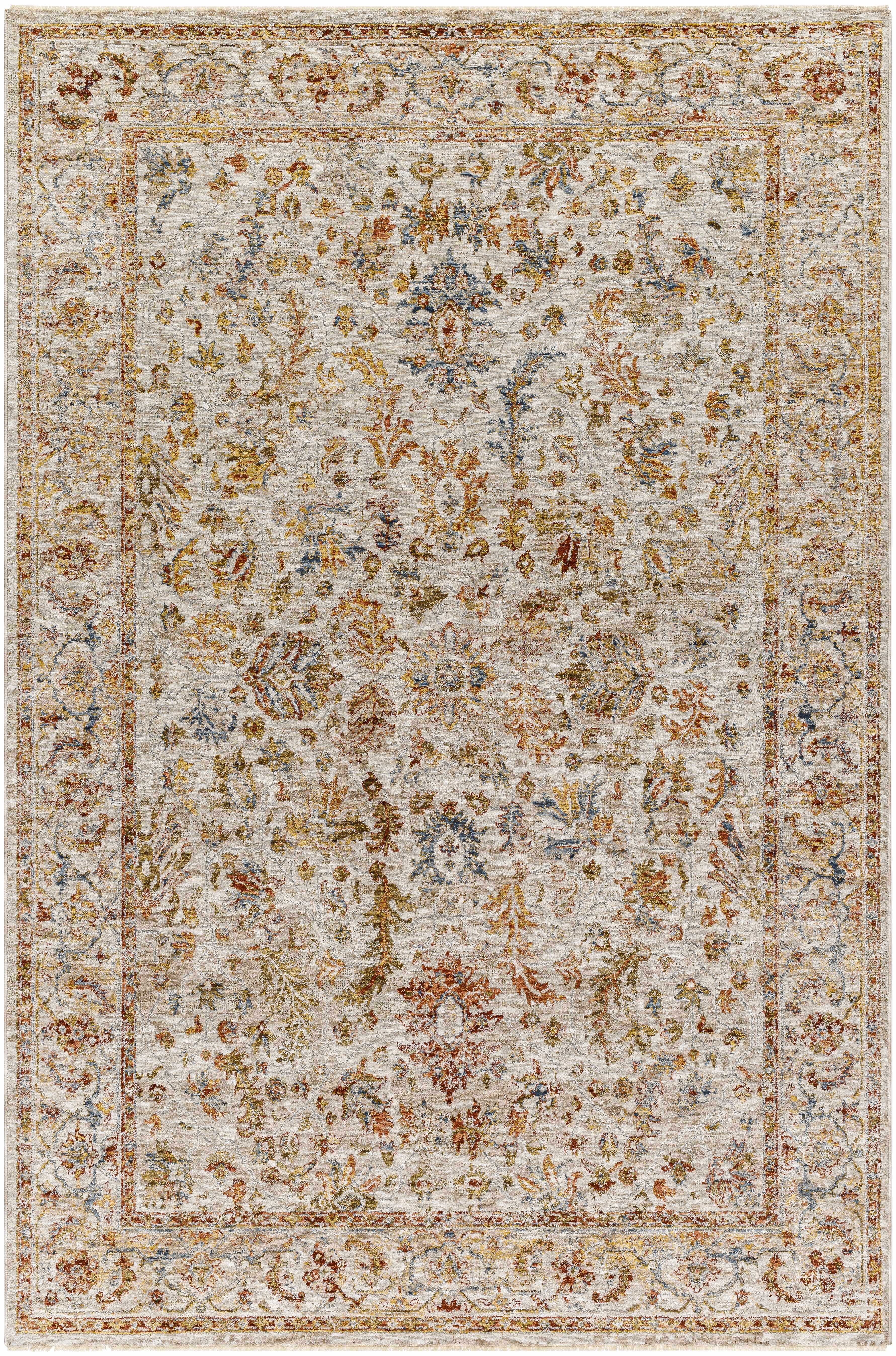 Asabi Tan Textured Rug with Fringes - Image 4