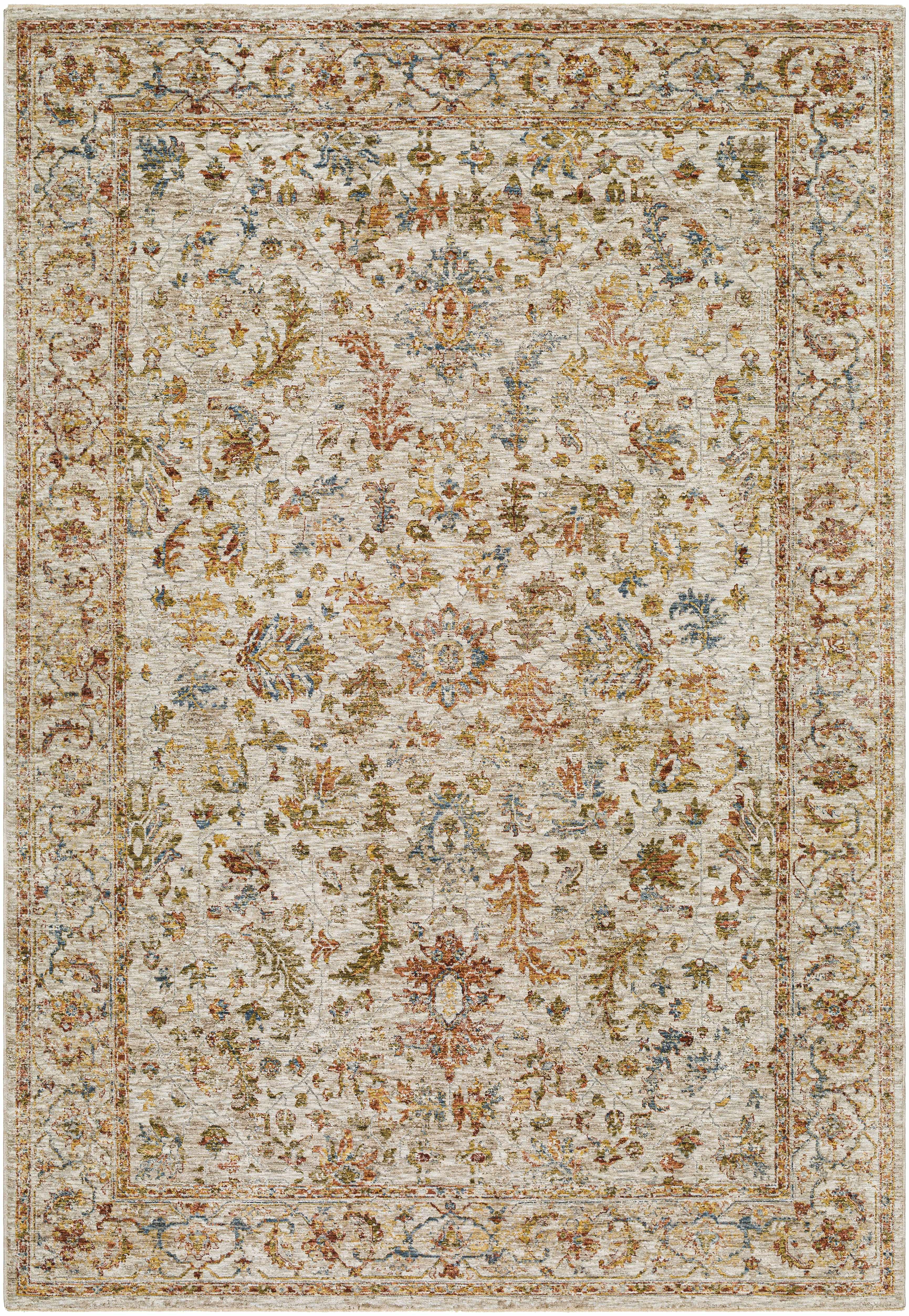 Asabi Tan Textured Rug with Fringes - Image 5