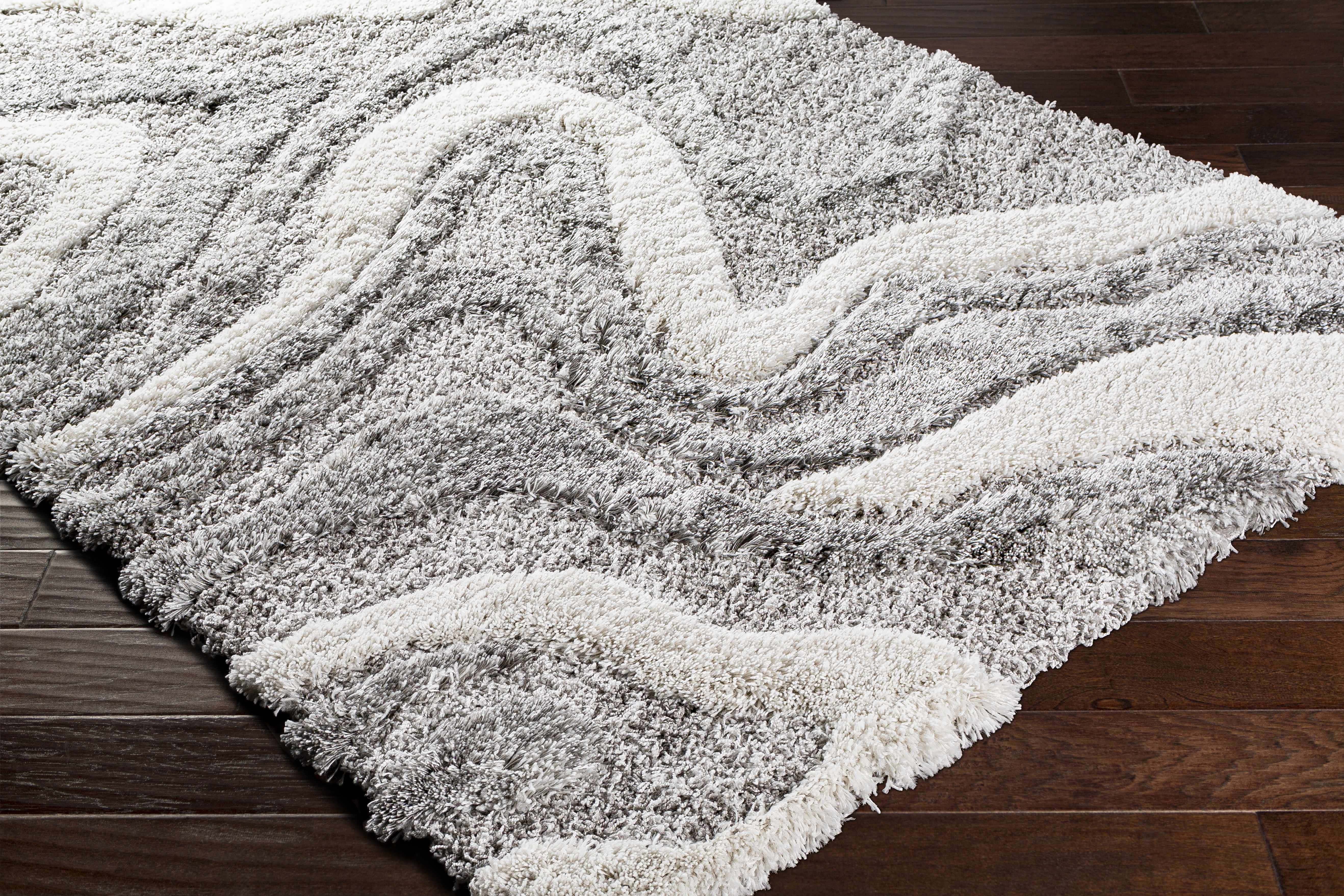 Asfordby Gray Canyon Plush Rug - Image 5