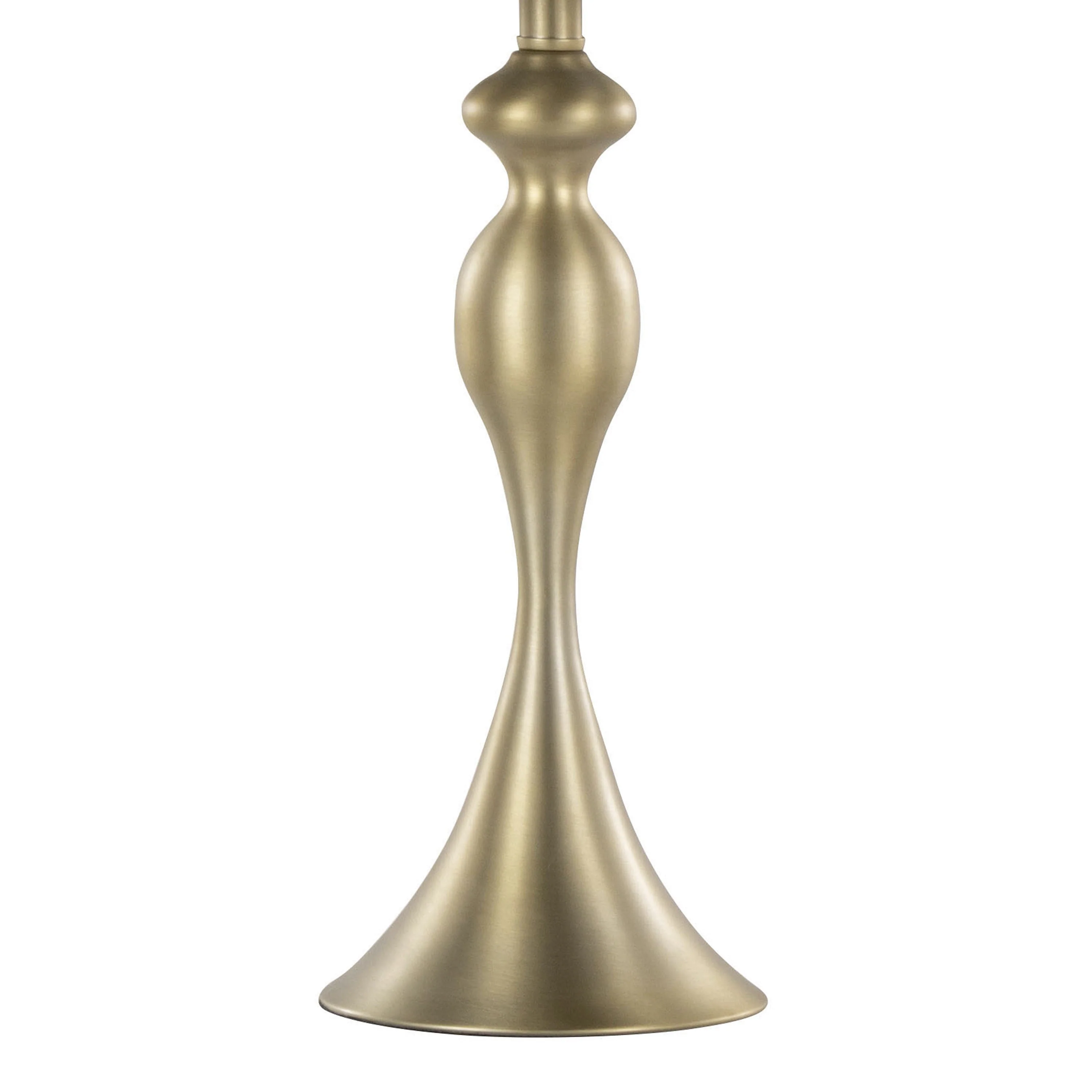 Ashland 27" Contemporary Metal Table Lamp Set in Gold with Linen Shades - Image 5