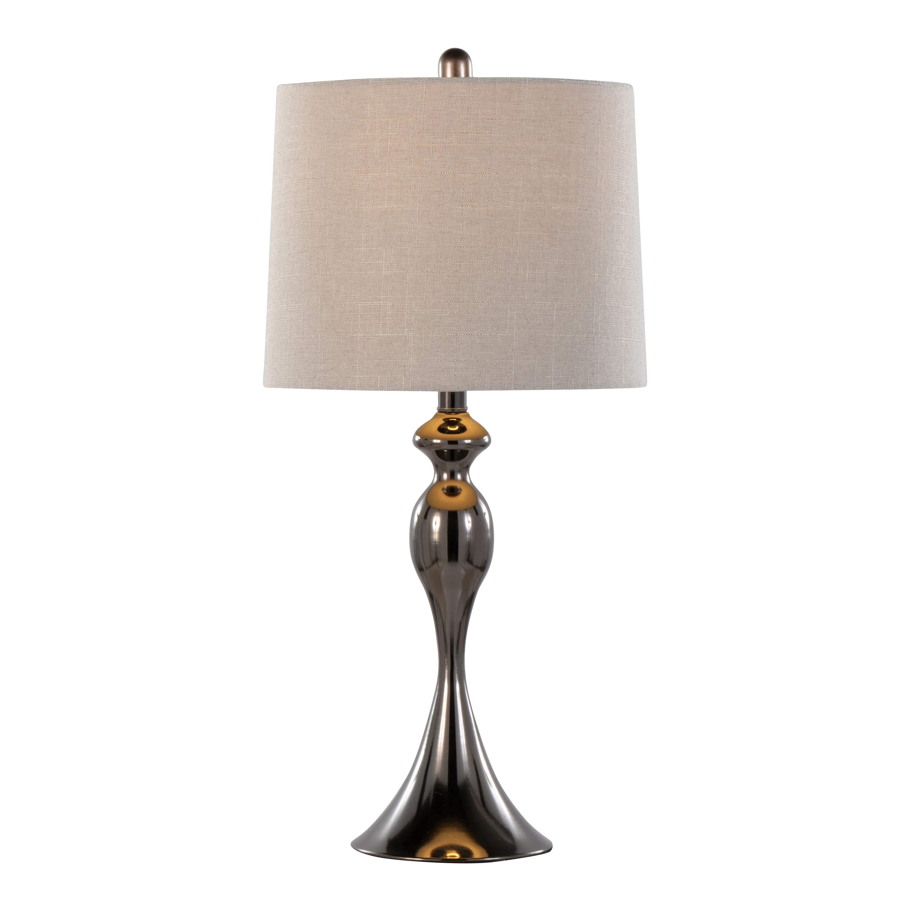 Ashland 27" Contemporary Metal Table Lamp Set of 2 - Image 3