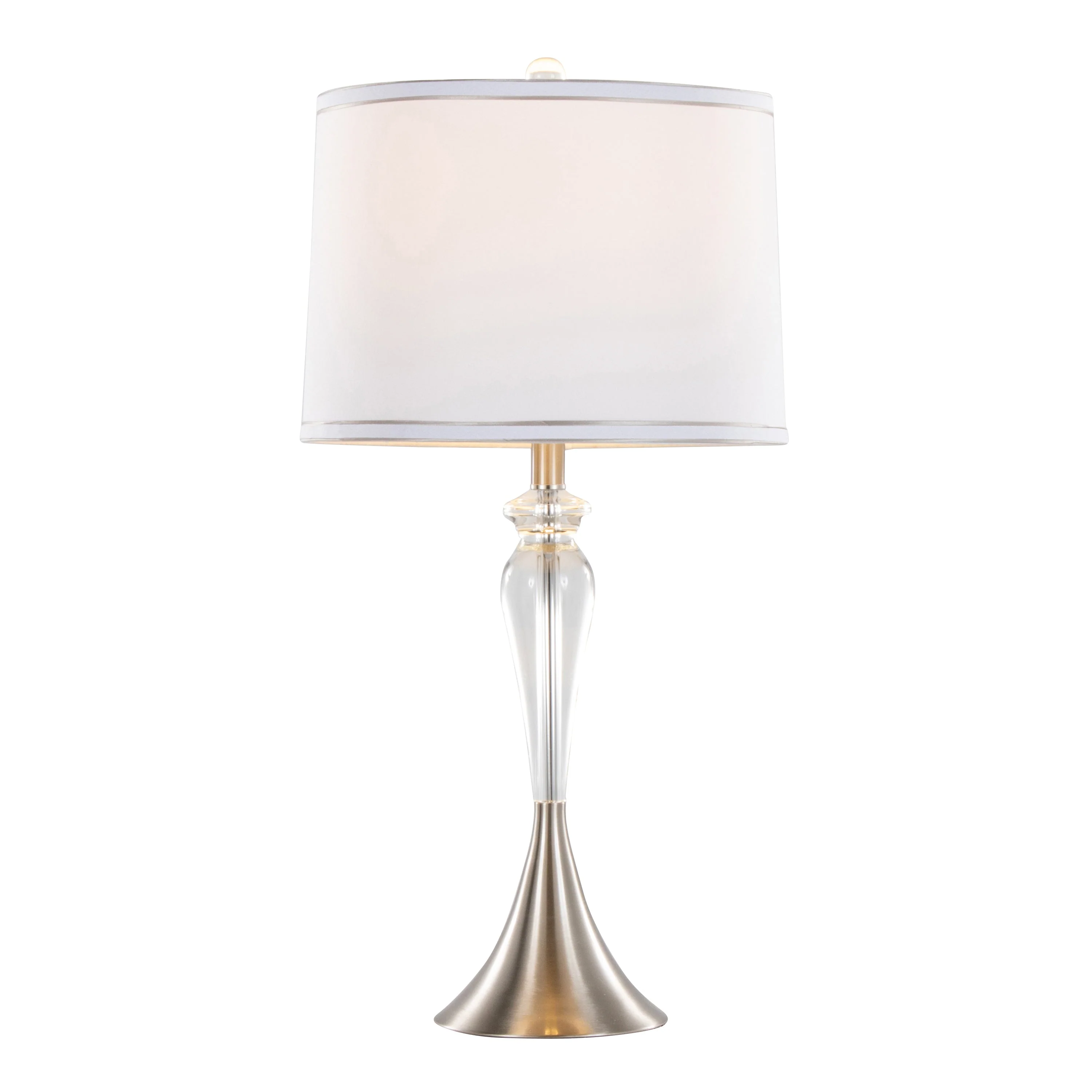 Ashland 28" Contemporary Crystal Table Lamp Set of 2 - Image 3