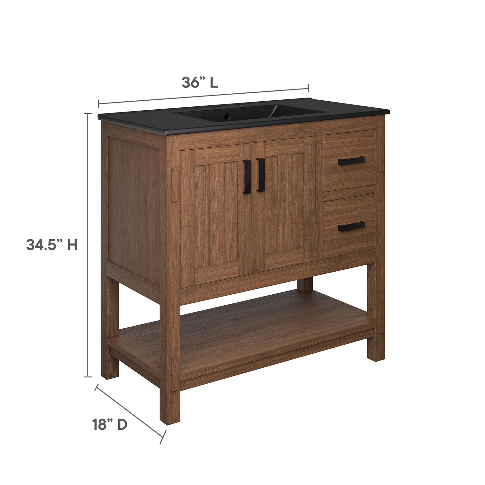 Ashlyn 36" Wood Bathroom Vanity by Modway - Image 12