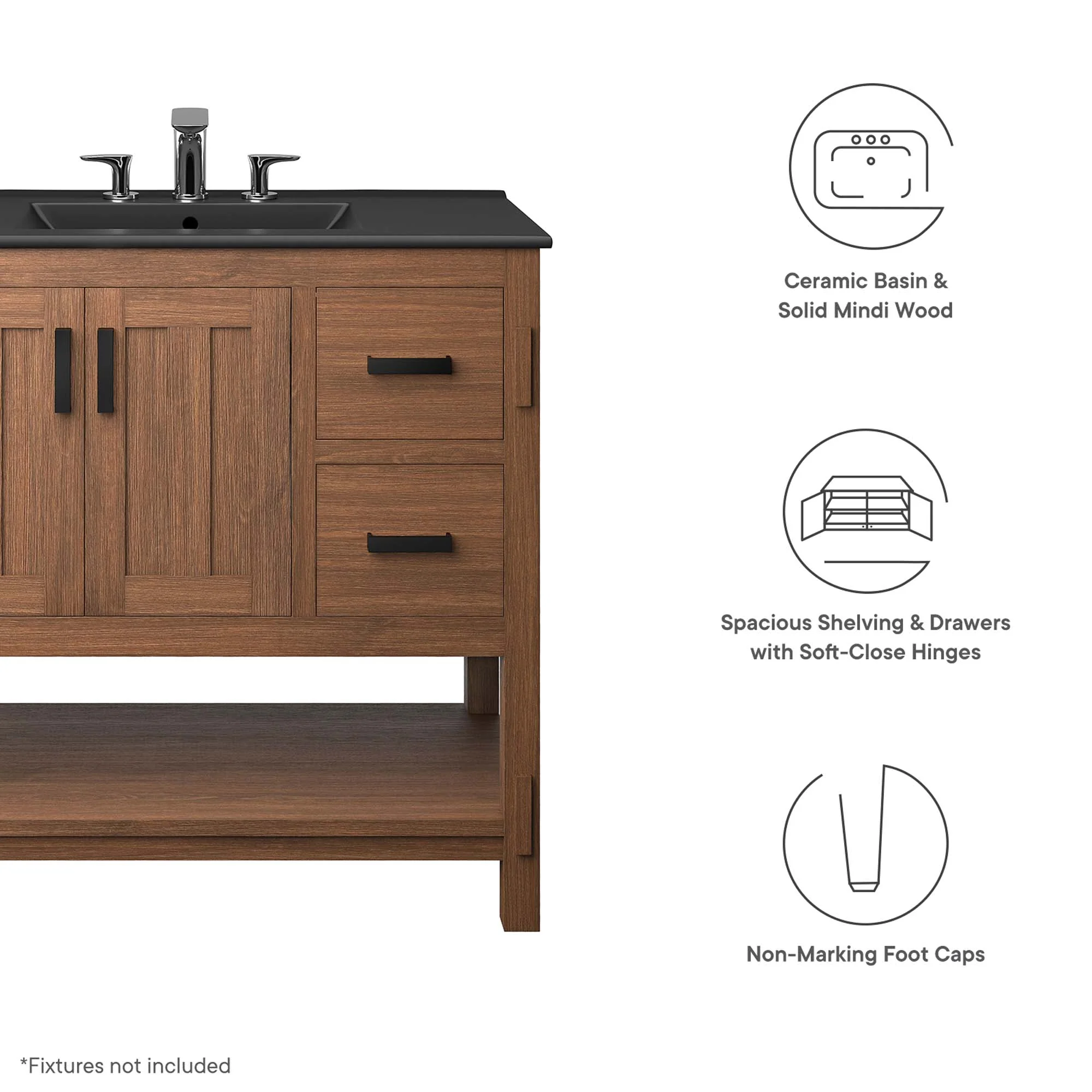 Ashlyn 36" Wood Bathroom Vanity by Modway - Image 13