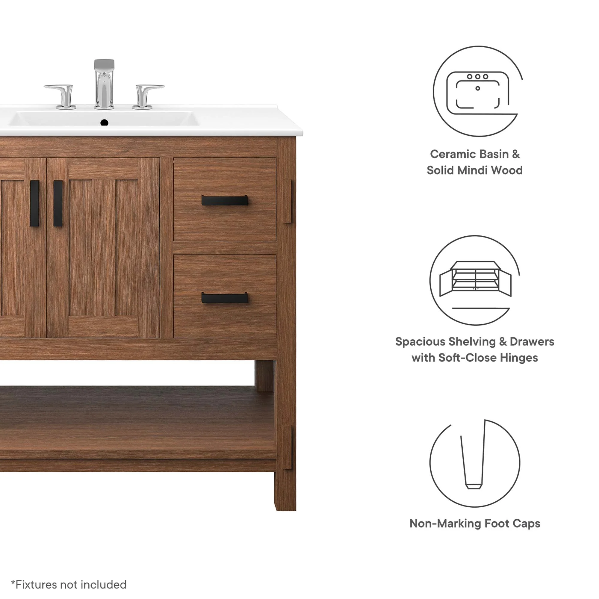 Ashlyn 36" Wood Bathroom Vanity by Modway - Image 2